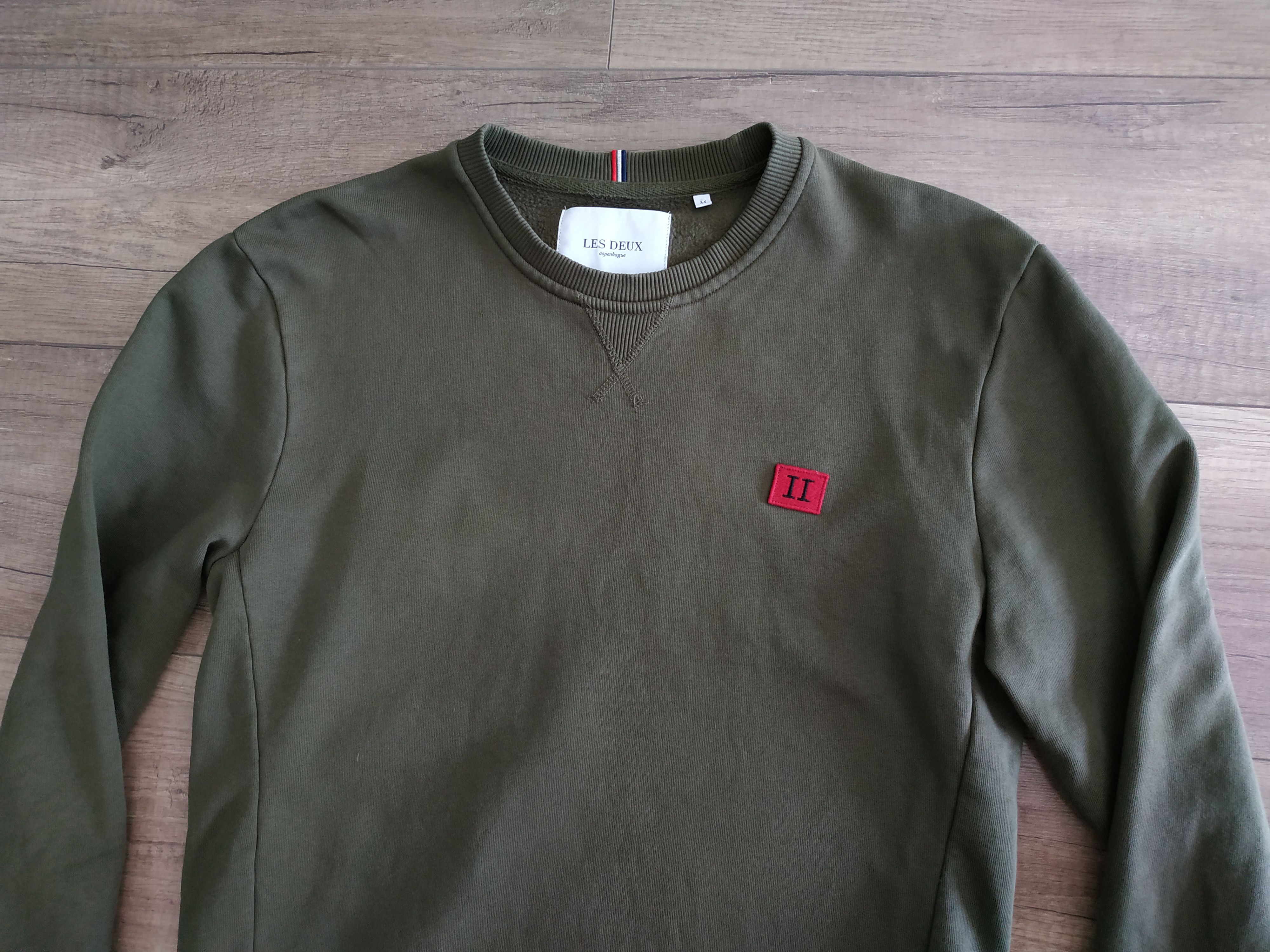 Les Deux Les Deux 'Piece' Men's Olive Sweatshirt, s. MEDIUM Size US M / EU 48-50 / 2 - 3 Thumbnail
