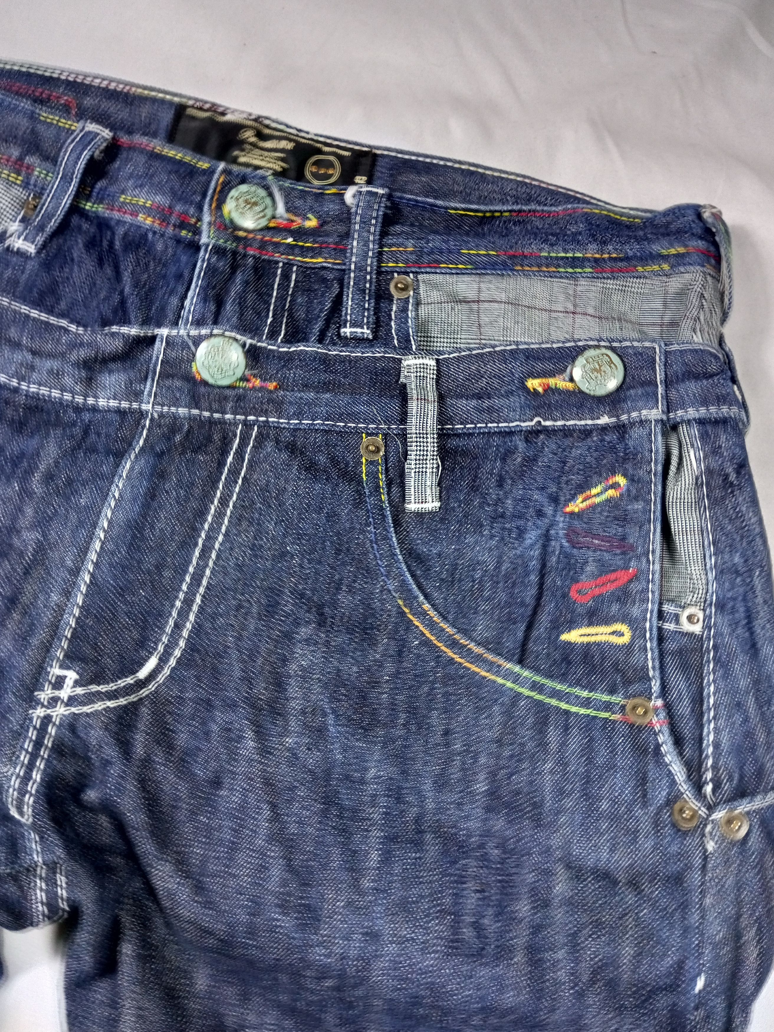 Japanese Brand BreathMINT Double Waist Japan Raw Denim Y2K Size US 32 / EU 48 - 5 Thumbnail