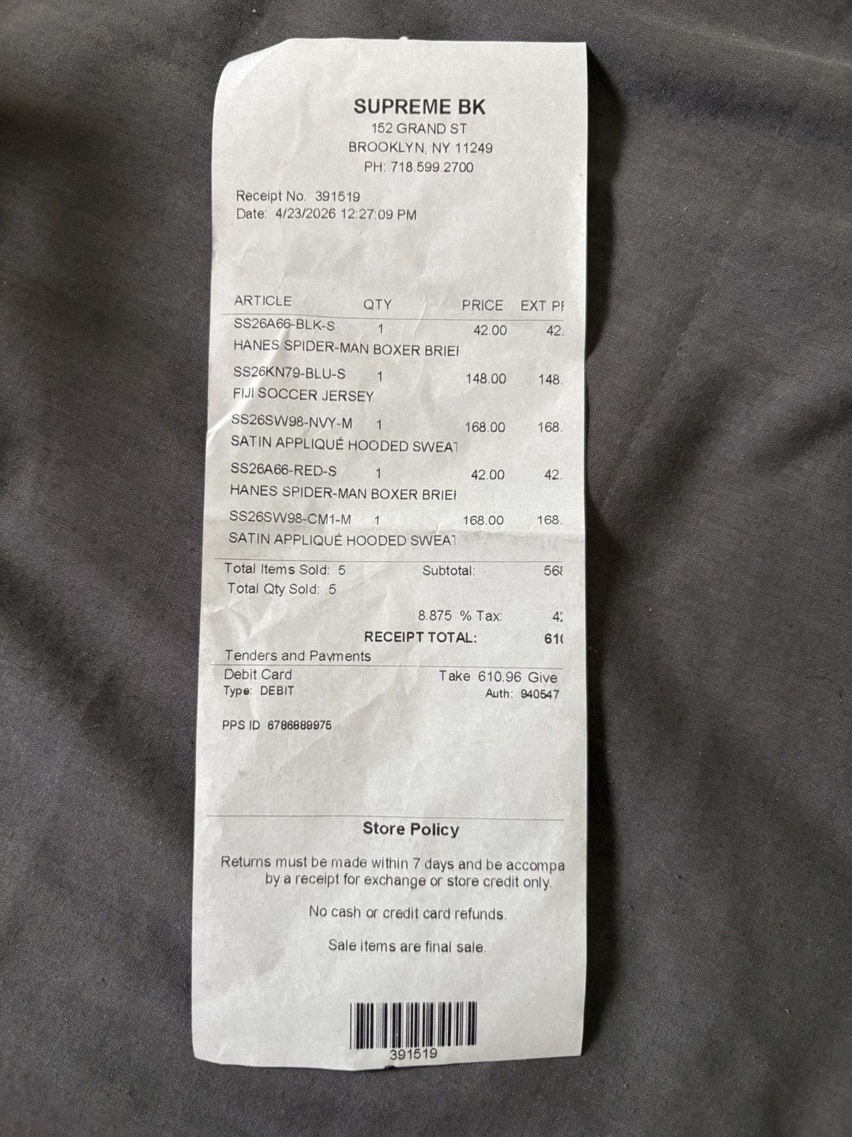 Supreme Supreme x Fiji Jersey Size US S / EU 44-46 / 1 - 7 Thumbnail