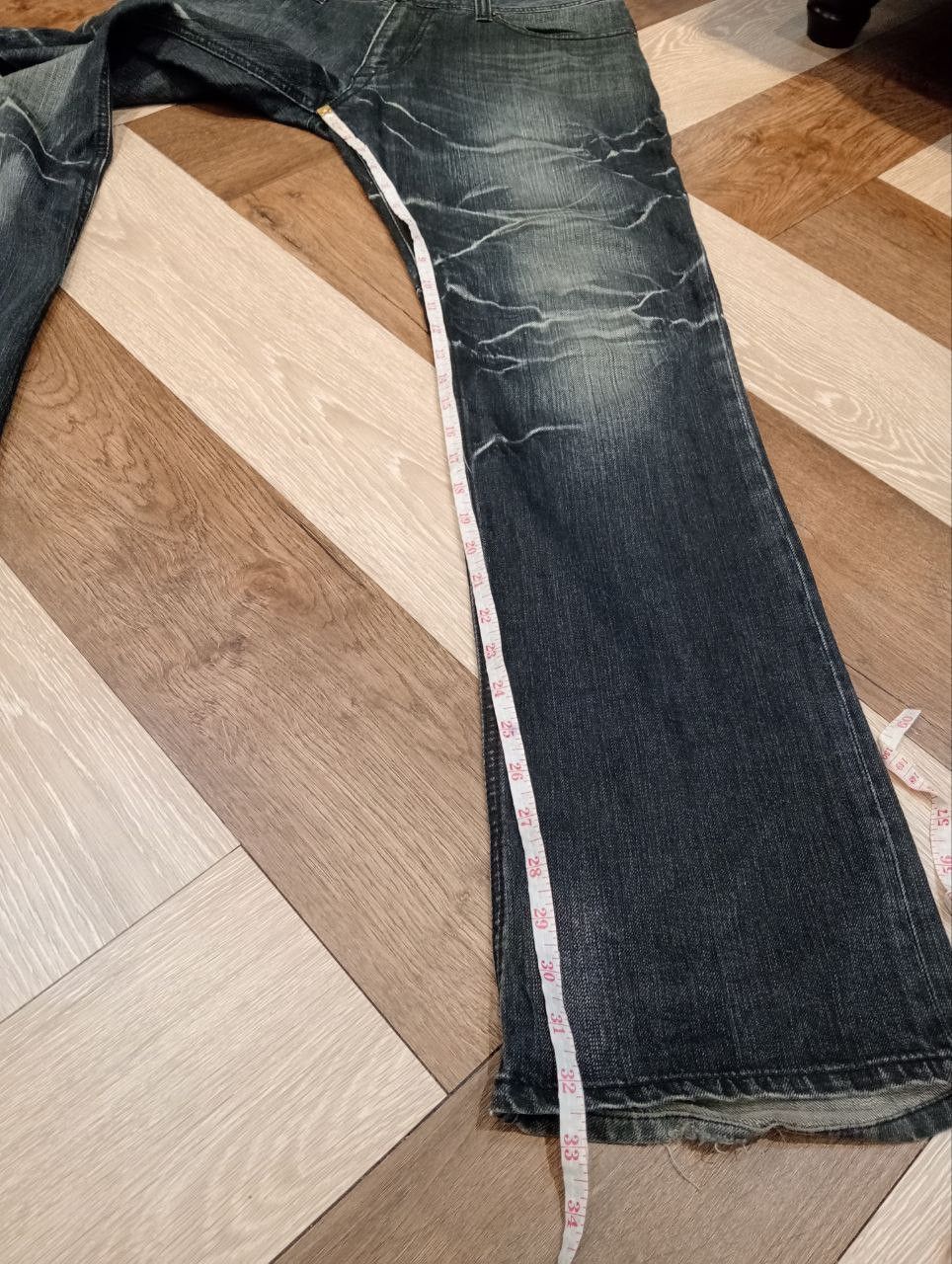 semanticdesign SEMANTIC DESIGN JAPAN FLARED DENIM PANTS Size US 34 / EU 50 - 17 Thumbnail