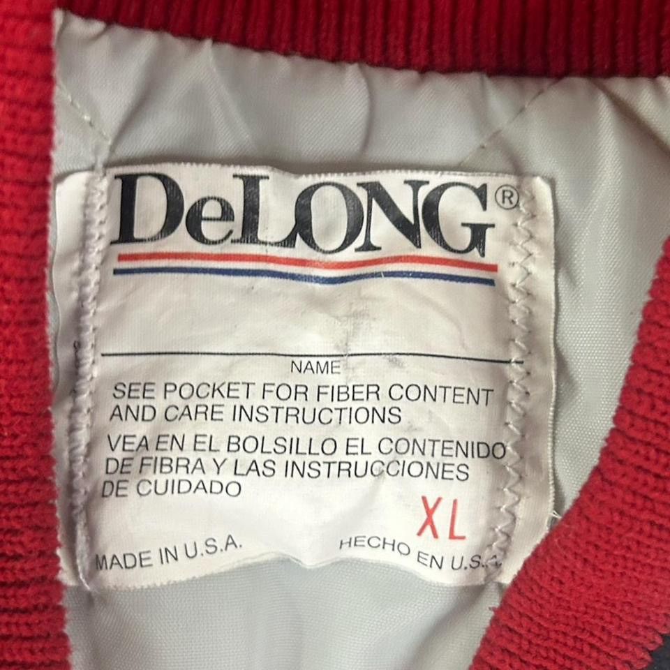 Delong × Vintage 90’s Vintage Central Bomber Jacket Size US XL / EU 56 / 4 - 3 Thumbnail