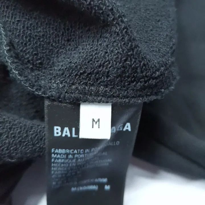 Balenciaga Balenciaga Political Campaign Black Hoodie 0079-2507 Size US M / EU 48-50 / 2 - 3 Thumbnail