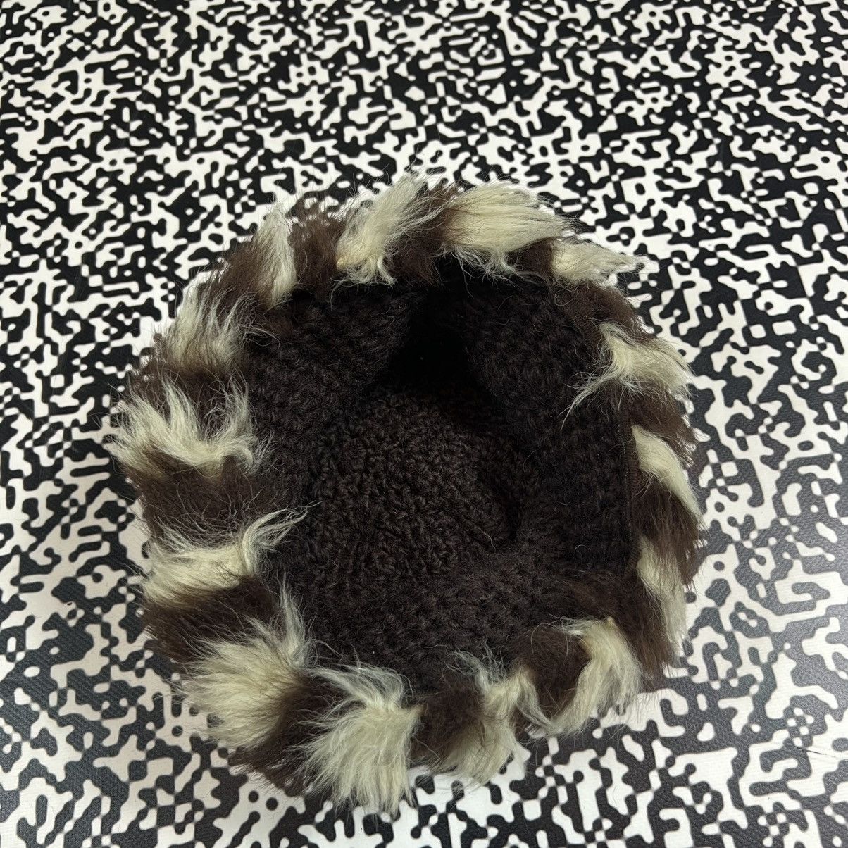 Vintage Vintage Y2K Japanese Fur Mohair Style Knitted Beanie Hat Size ONE SIZE - 7 Thumbnail
