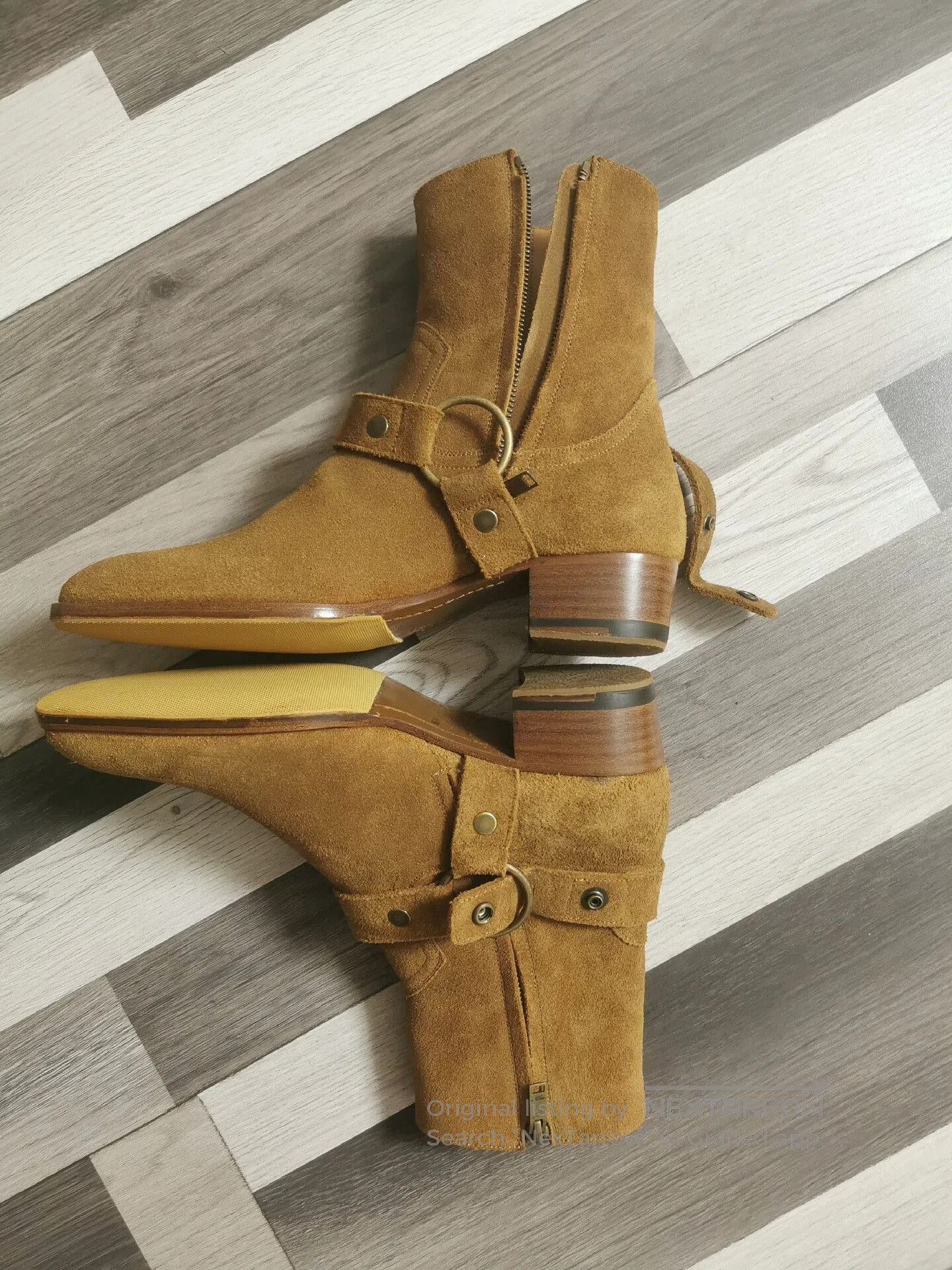 Other Classic Suede Ankle Boots with Buckle. Size US 7 / EU 40 - 3 Thumbnail