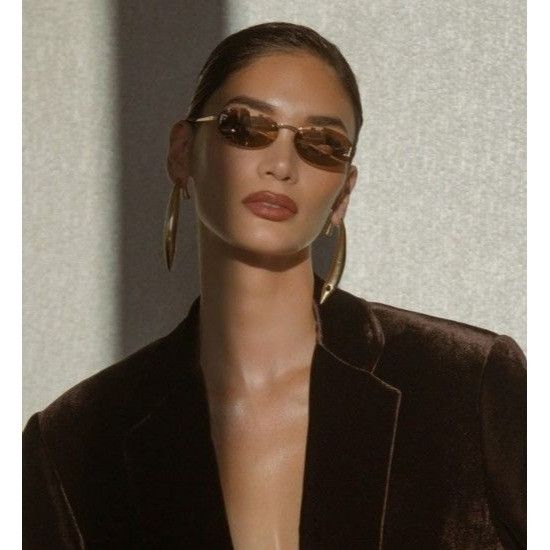 Fendi NEW FE4075US 30L ROUND GOLD MIRROR FENDI WOMN SUNGLASSES Size ONE SIZE - 5 Thumbnail