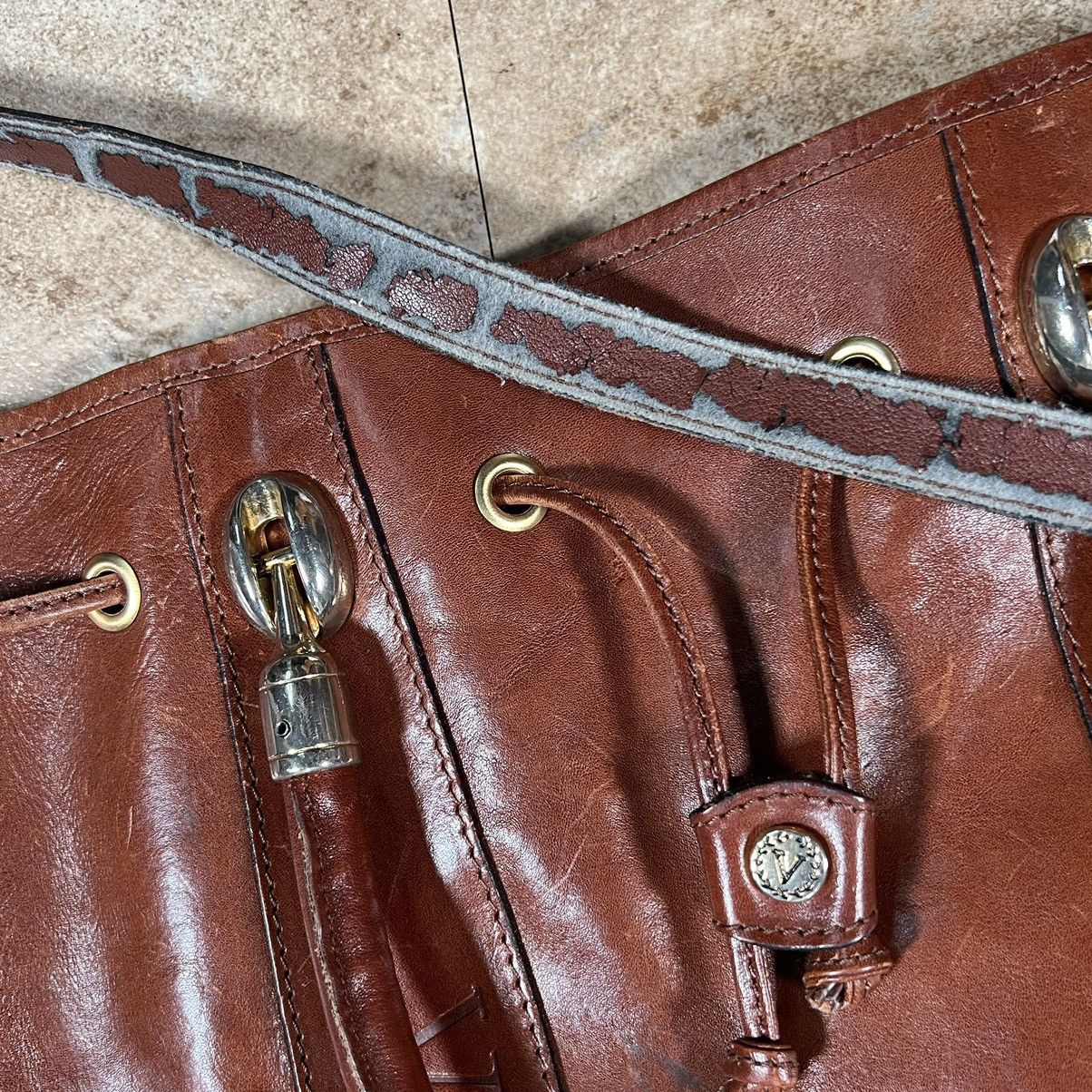 Other Vintage Valentina In Pell Handbag Italian Leather , Italy, Size ONE SIZE - 5 Thumbnail