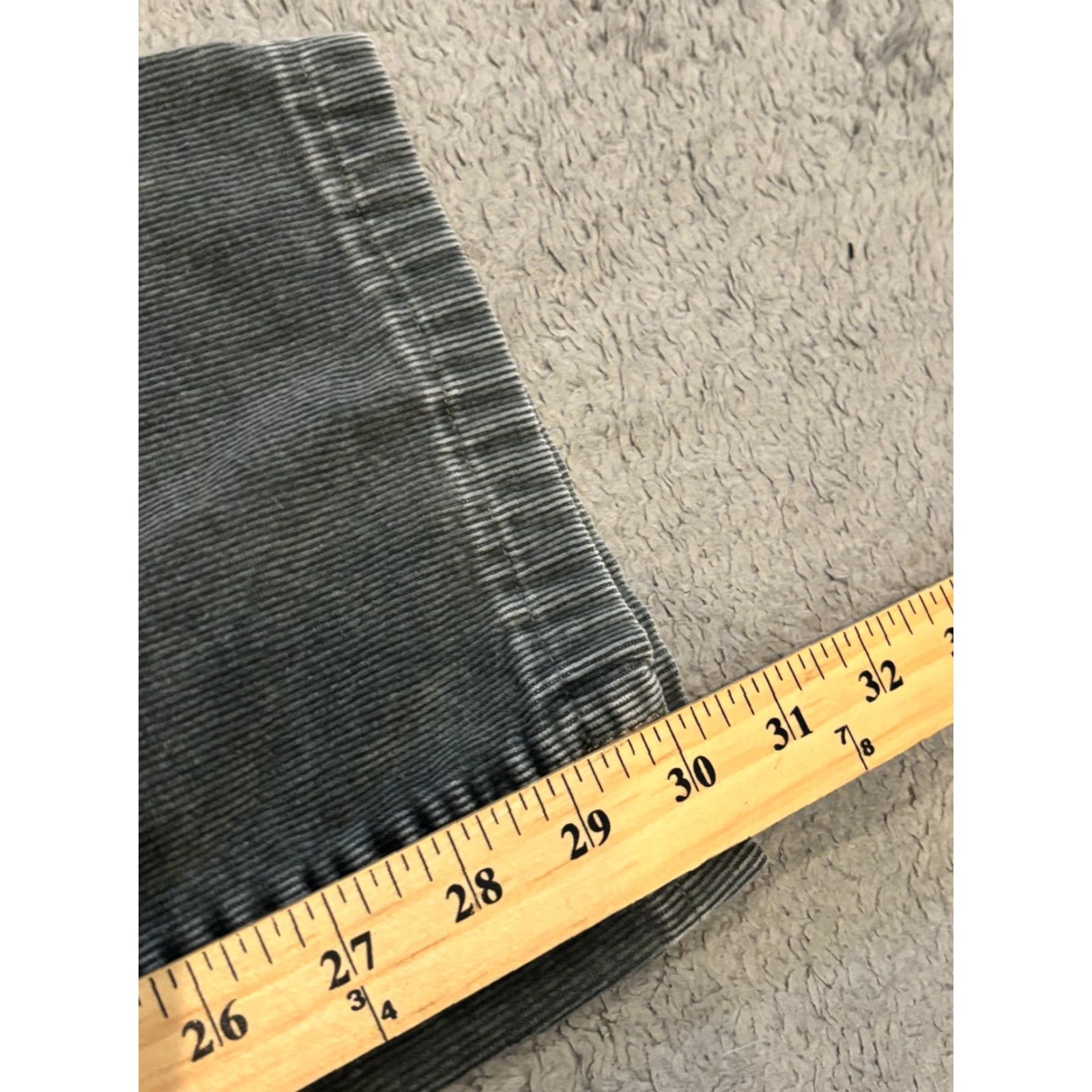 Ann Taylor Ann Taylor LOFT Corduroy Pants Womens 31x30 Original Boot Gray Casual Stretch - Bootcut - Regular - Pants - Gray - Ann Taylor LOFT - Corduroy - 31x30 Size 24" / US 00 / IT 34 - 5 Thumbnail