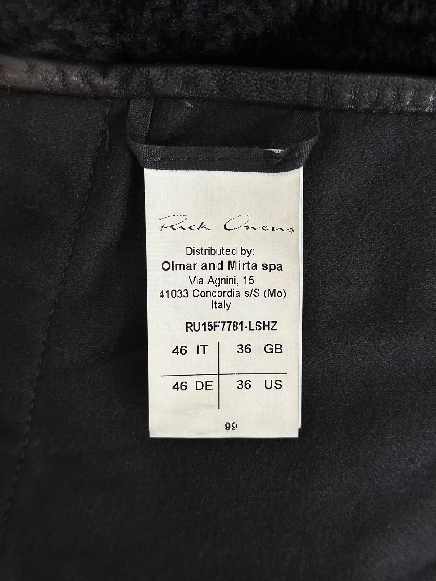 Rick Owens Rick Owens Fur Leather Stand Collar Jacket 46 Size US S / EU 44-46 / 1 - 8 Thumbnail
