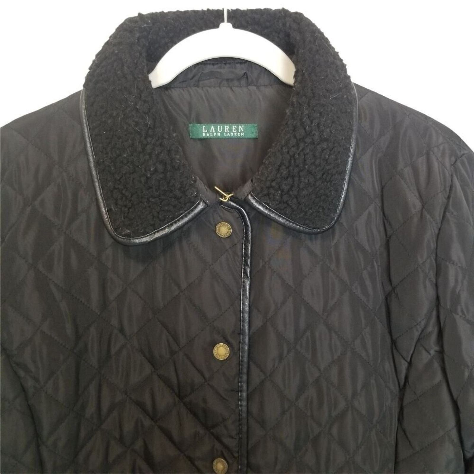 Lauren Ralph Lauren Lauren Ralph Lauren Womens Quilted Jacket Equestrian Classic Size L / US 10 / IT 46 - 2 Thumbnail