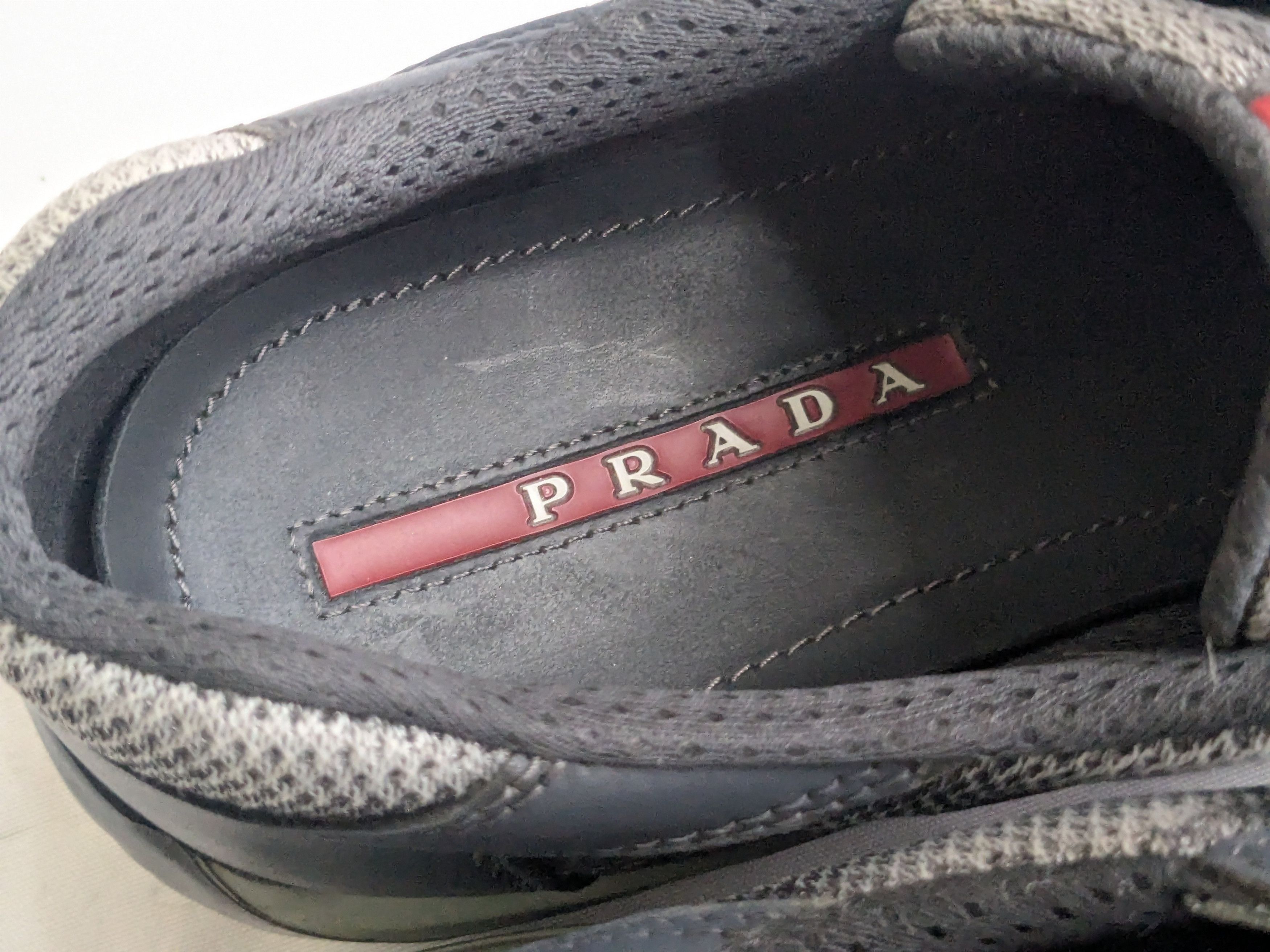 Prada Prada America's Cup Sneakers Gray Leather 9 Low Size US 9 / EU 42 - 5 Thumbnail
