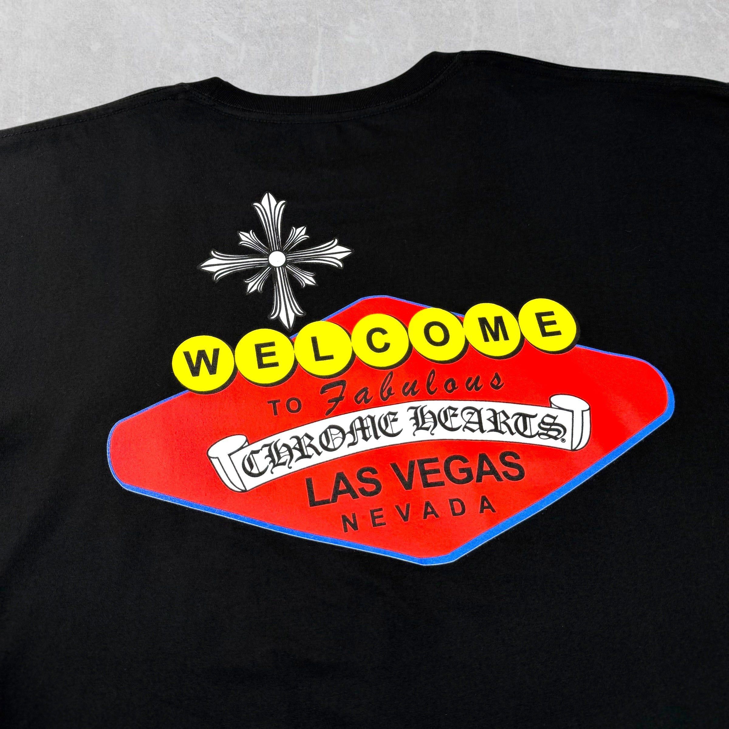 Chrome Hearts Chrome Hearts Black Welcome To Las Vegas Tee XXL Size US XXL / EU 58 / 5 - 3 Thumbnail