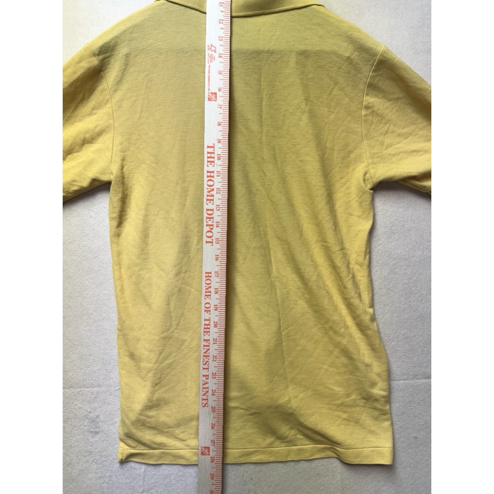 Levi's VINTAGE Levi's Polo Shirt M Yellow Made In USA Men Short Sleeve Collared 80s BASIC Casual Size US M / EU 48-50 / 2 - 4 Thumbnail