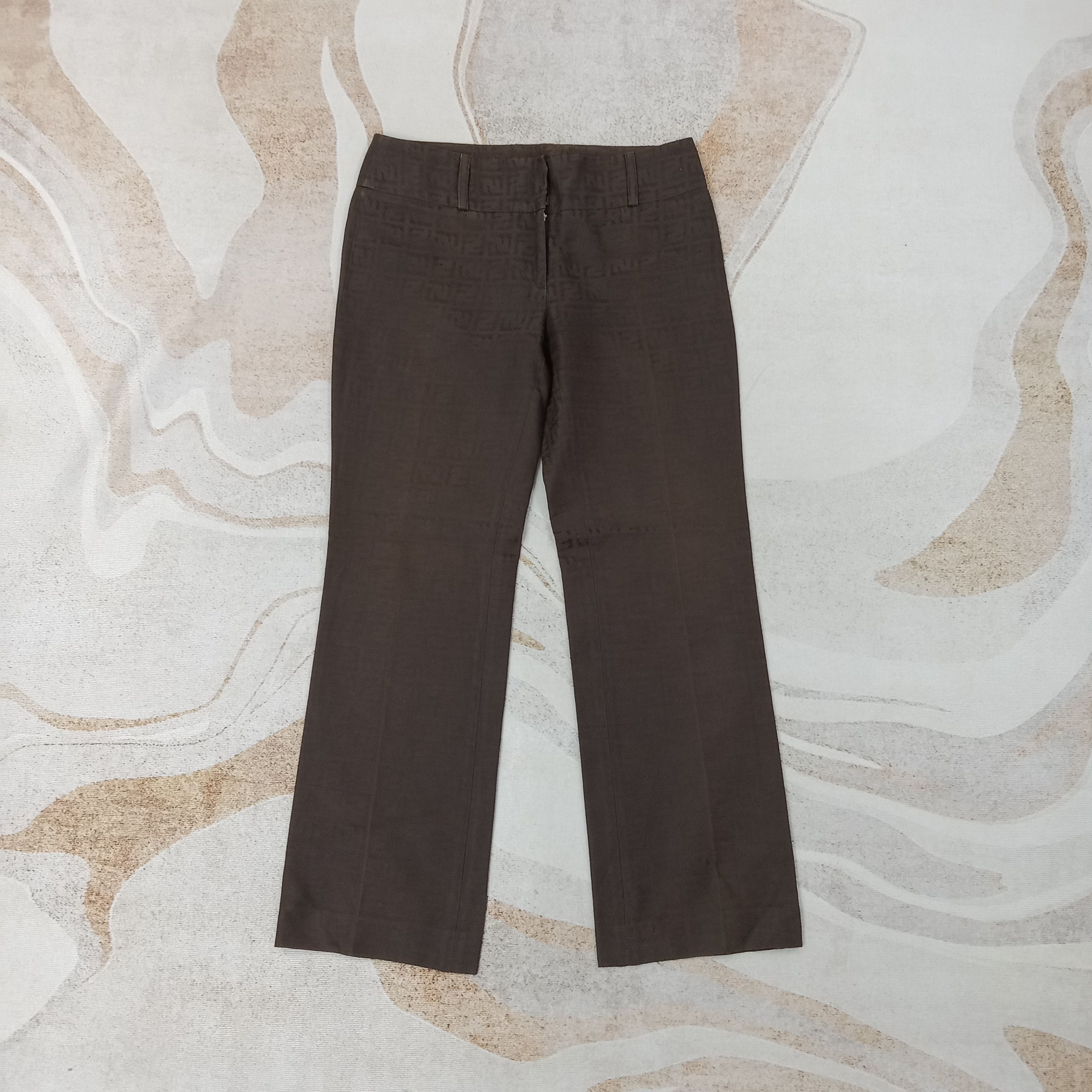 Fendi Fendi Monogram Trousers Pants C258N27 Size US 28 / EU 44 - 1 Thumbnail