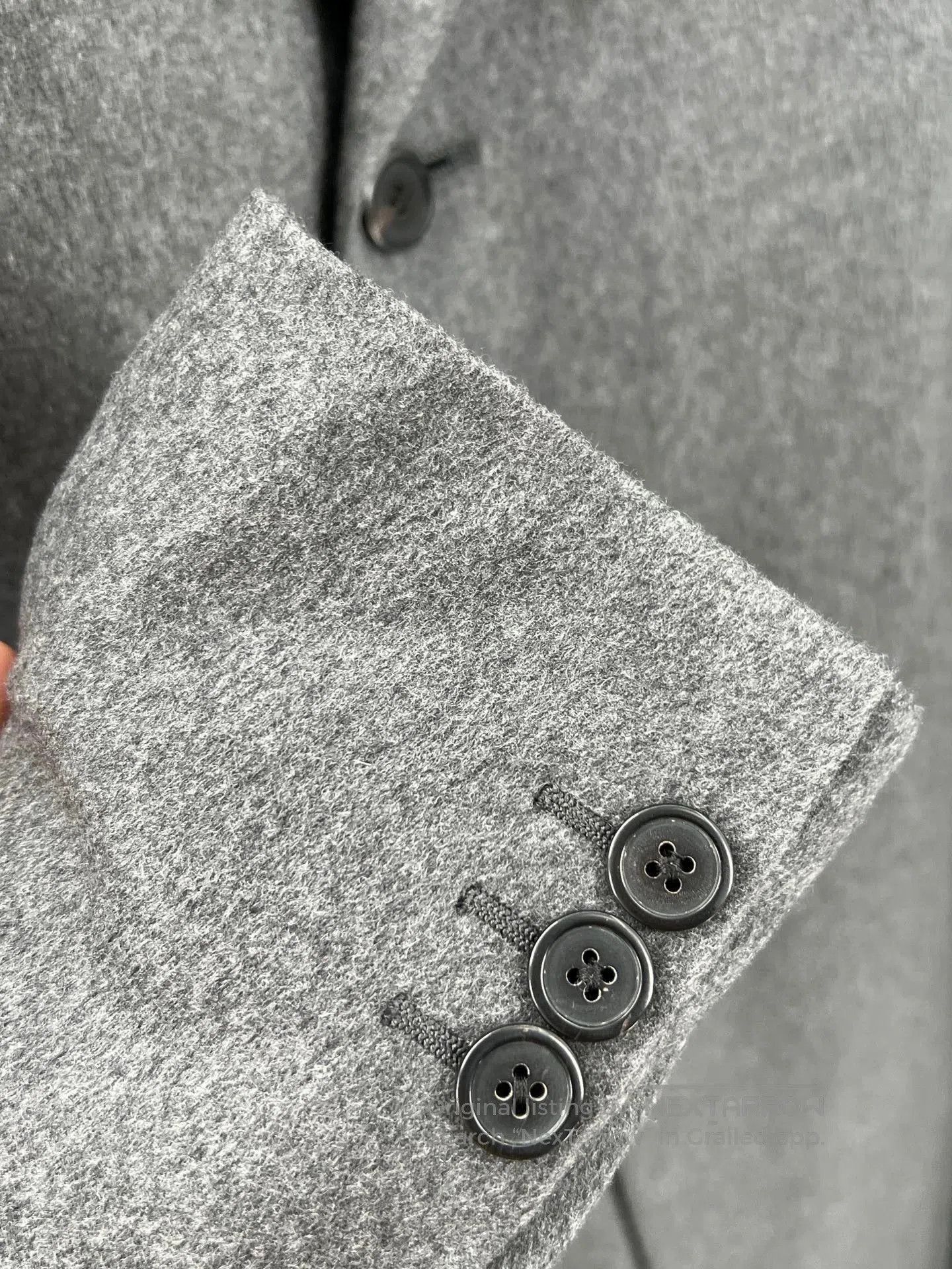 Prada grey cashmere long coat by prada. Size US L / EU 52-54 / 3 - 3 Thumbnail