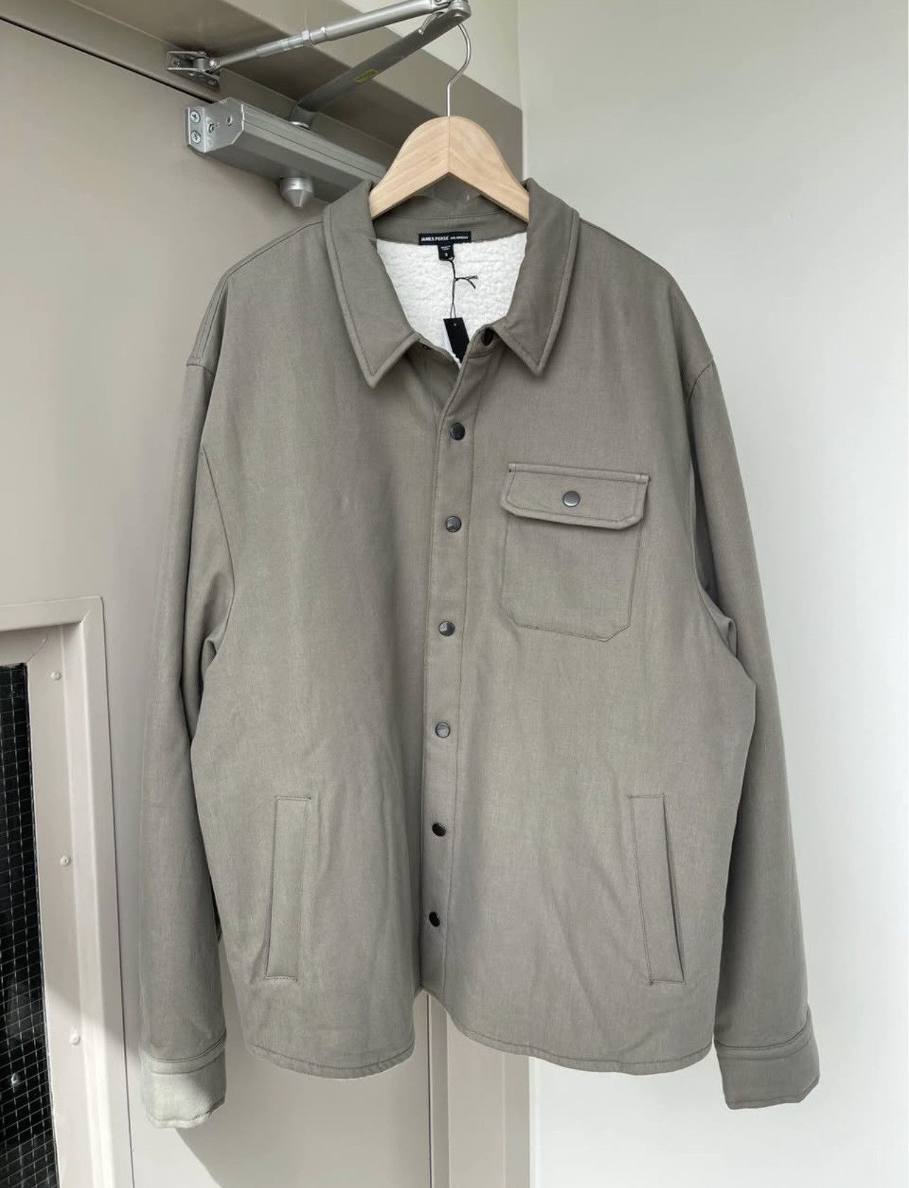 James Perse James perse fleece lined over shirt jacket Size US XL / EU 56 / 4 - 1 Thumbnail