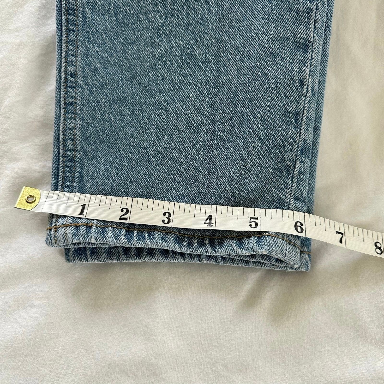 H&M H&M High Rise Mom Ankle Jeans Light Wash 28x26 Size 28" / US 6 / IT 42 - 12 Thumbnail