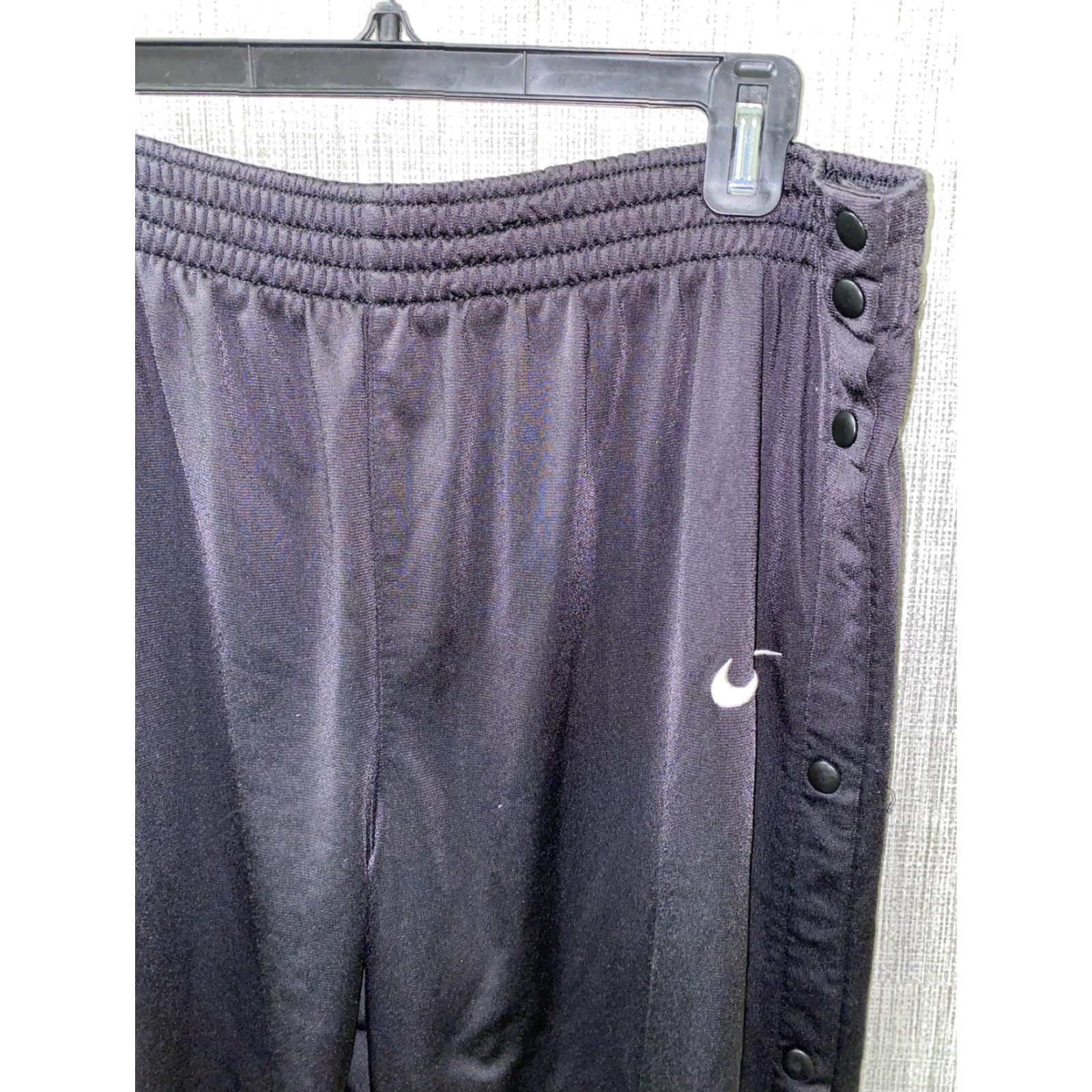 Nike Nike Mens Black Side Snap Athletic Track Pants Size XL Size US 36 / EU 52 - 2 Thumbnail