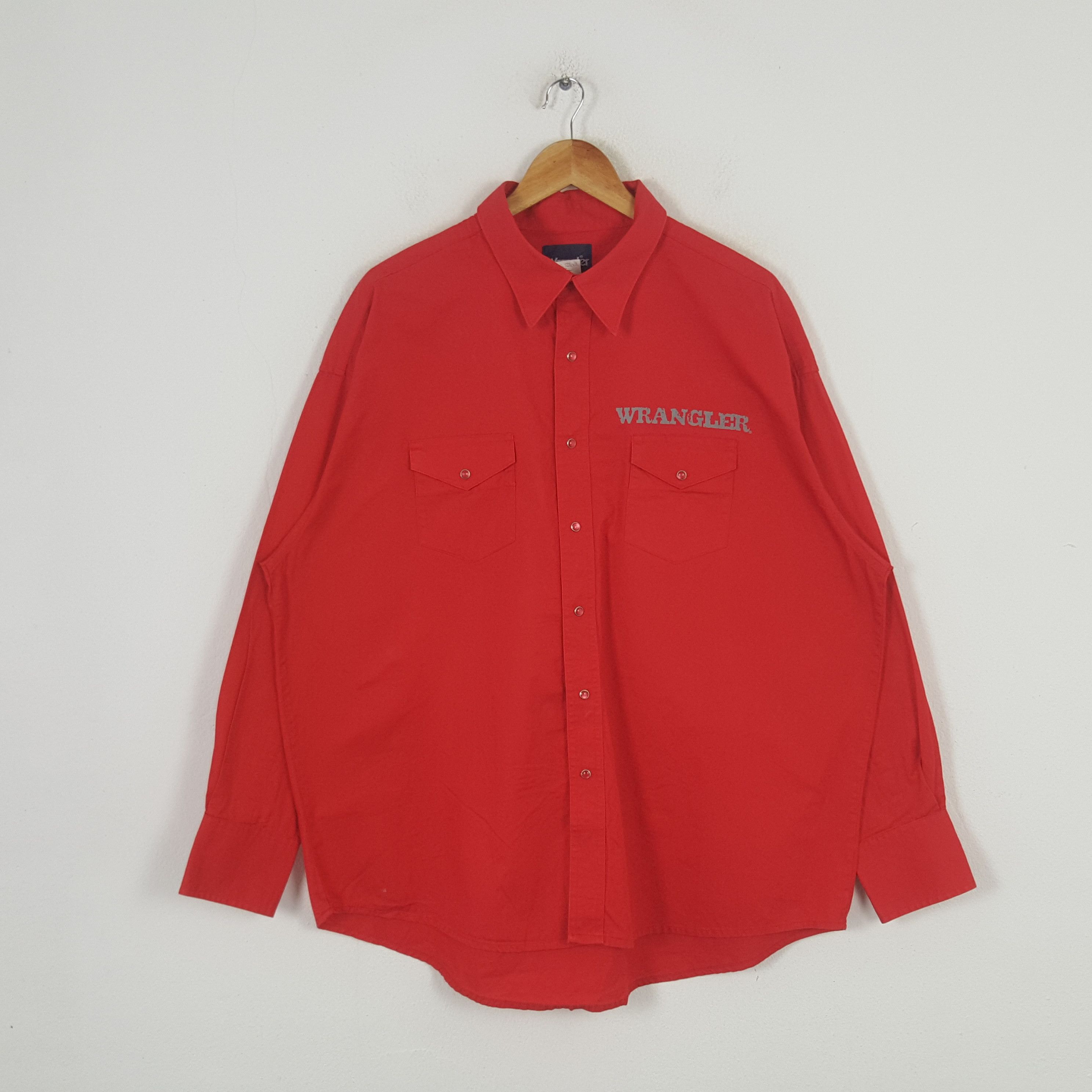 Vintage × Wrangler Vintage Wrangler American Brand Shirt Button Up C276N61 Size US XXL / EU 58 / 5 - 3 Thumbnail
