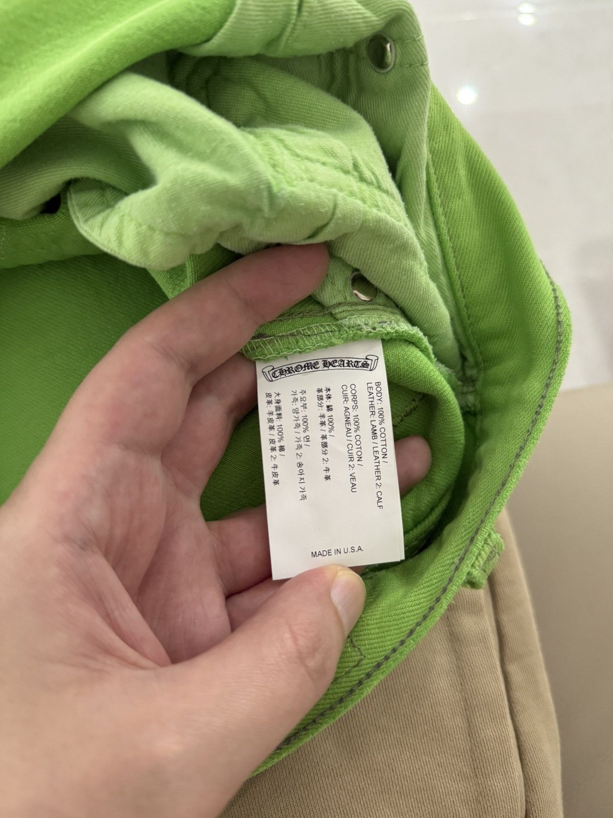 Chrome Hearts Chrome Hearts Sex Record Slime Green Levis Sz.40 Size US 40 / EU 56 - 14 Thumbnail