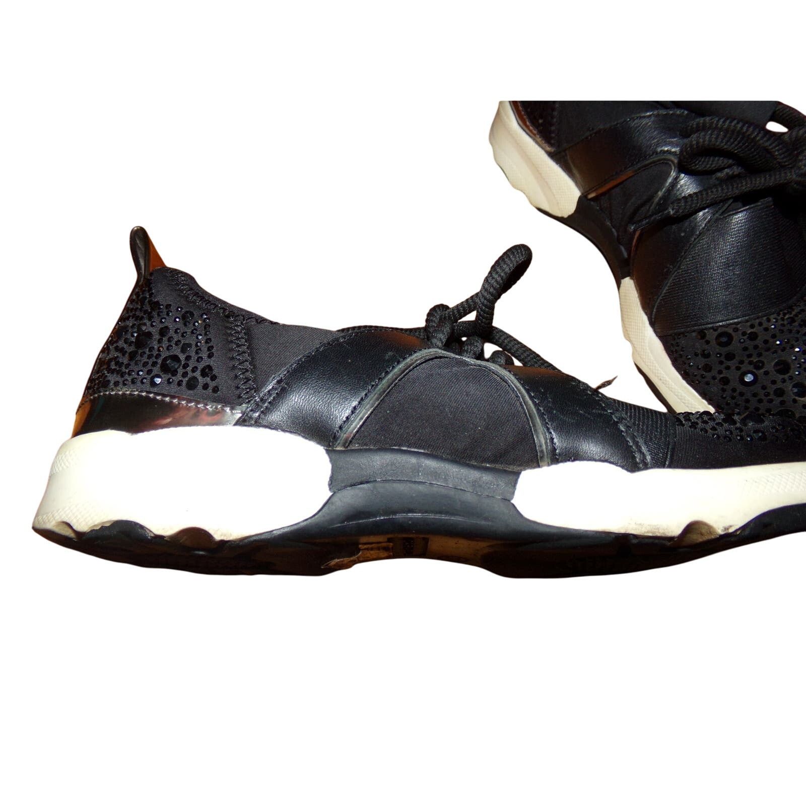 Kurt Geiger Carvela by Kurt Geiger trainers leather trim 37 EUC 6 1/2 Size US 6.5 / IT 36.5 - 4 Thumbnail