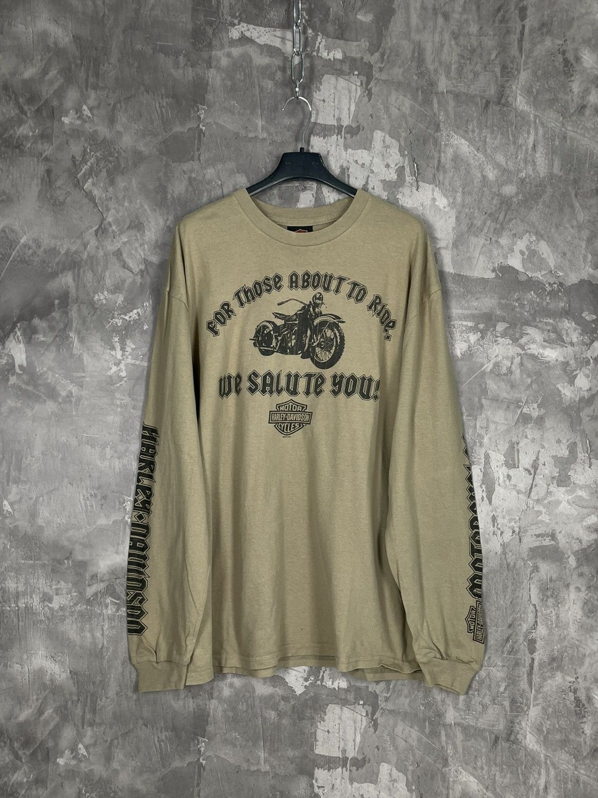Vintage Vintage Y2K Harley Davidson Punk Long Sleeve Shirt Grunge Size US XL / EU 56 / 4 - 1 Thumbnail