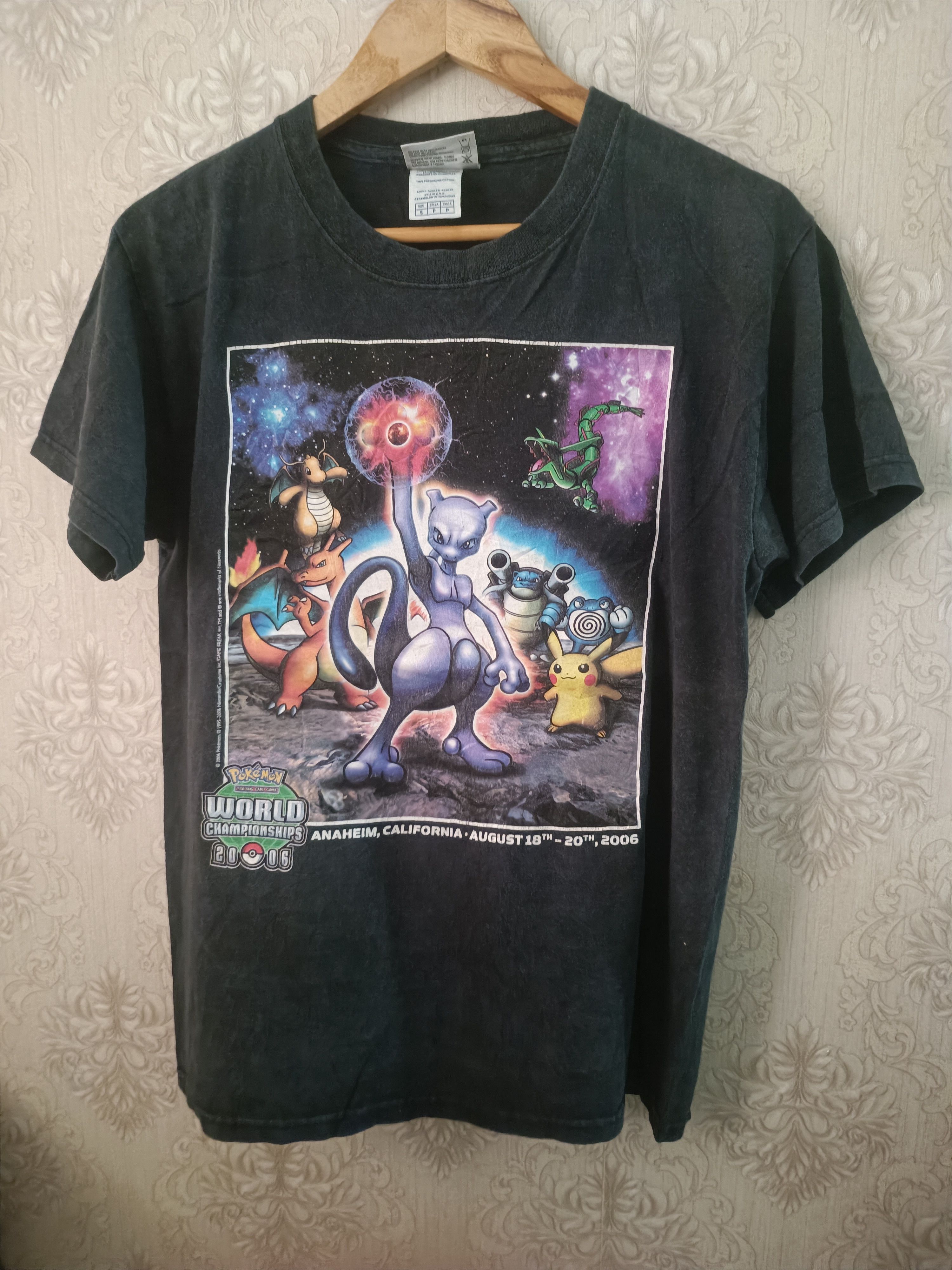 Pokemon ♦️Vintage Pokemon Trading Card Game World Champion 2006 Tee Size US S / EU 44-46 / 1 - 1 Thumbnail