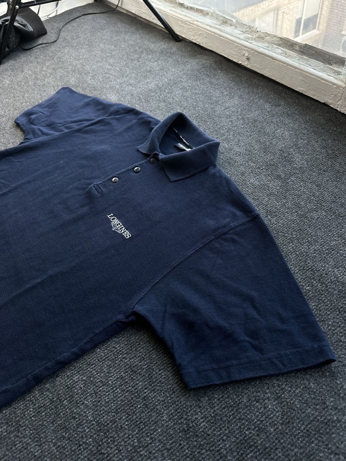 Longines LONGINES 🚨 LUXURY WATCH MEN TEE BLUE POLO BIG LOGO Size US XL / EU 56 / 4 - 4 Thumbnail