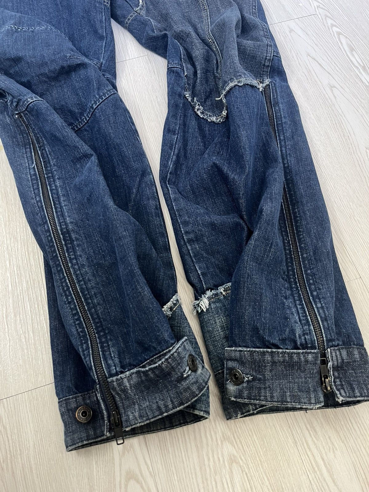 G-Star G-Star Raw double Knee Zipper Jeans Size US 33 - 10 Thumbnail
