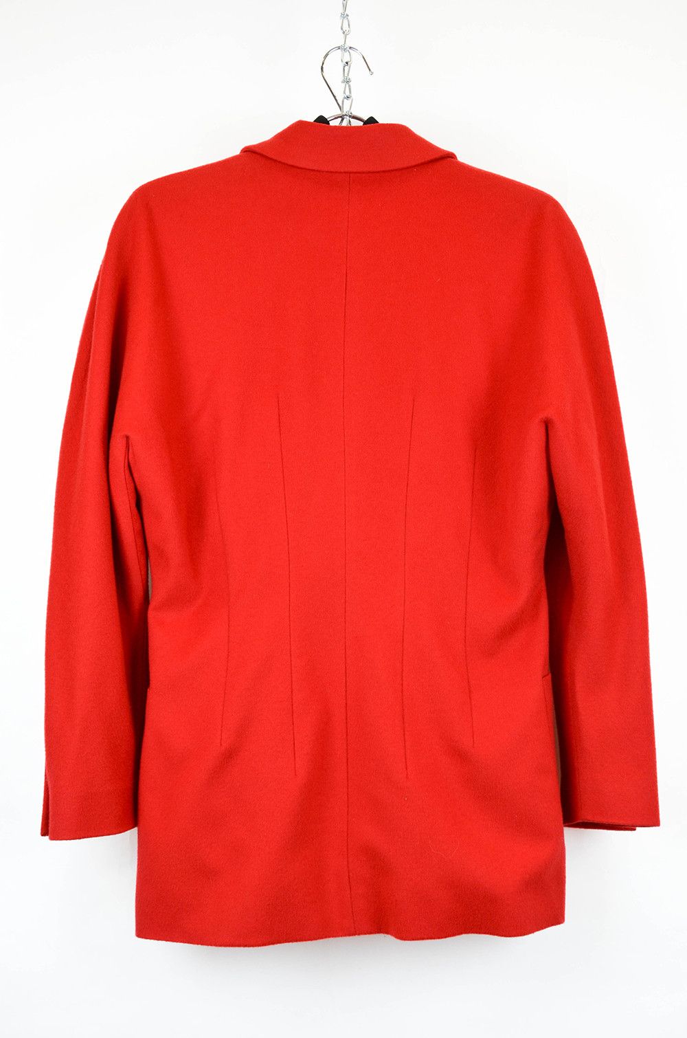 Bally BALLY Red Wool Blazer & Pencil Skirt Suit Set – Size EU 36 Size S / US 4 / IT 40 - 3 Thumbnail