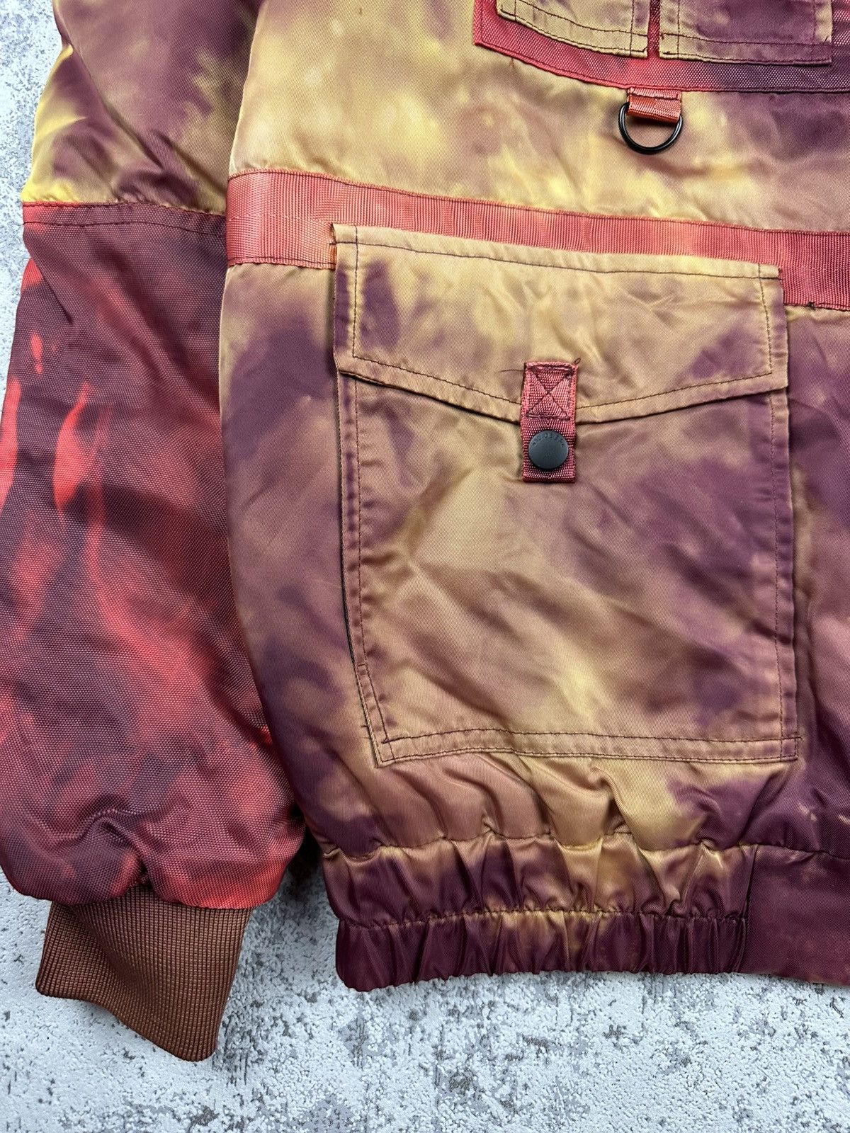 10 Deep 10.Deep Tie-Dye Bomber Jacket Utility Streetwear Size US S / EU 44-46 / 1 - 5 Thumbnail