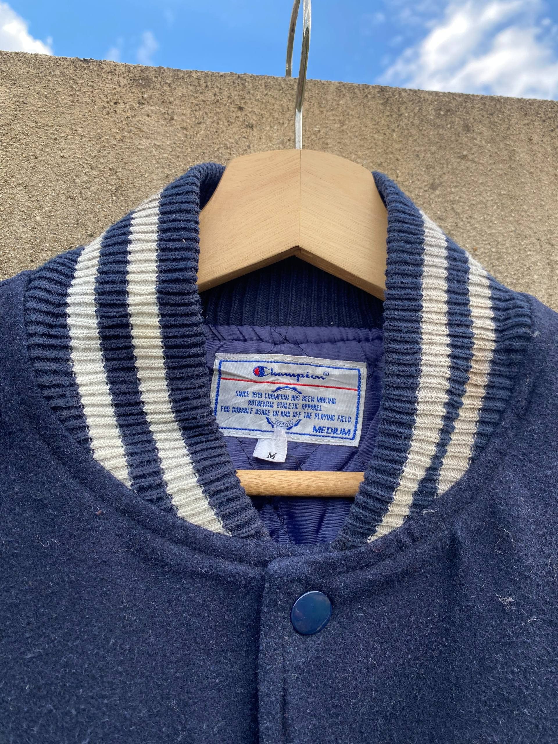 Champion Vintage 90s Champion Letter "N" Varsity Jacket Size US M / EU 48-50 / 2 - 5 Thumbnail