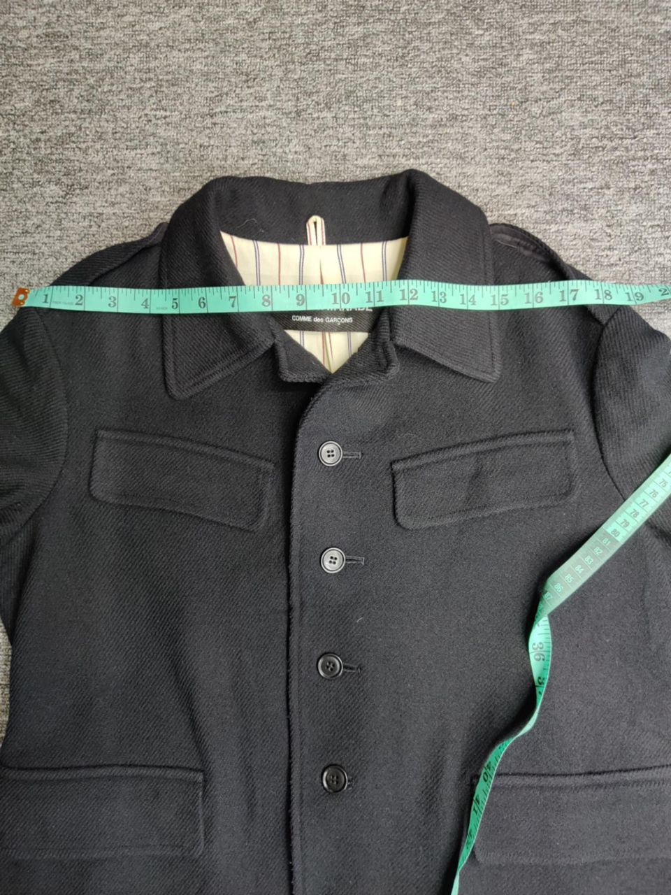 Junya Watanabe Vintage Junya Watanabe Comme Des Garcons Wool Coat Jacket Size US M / EU 48-50 / 2 - 14 Thumbnail
