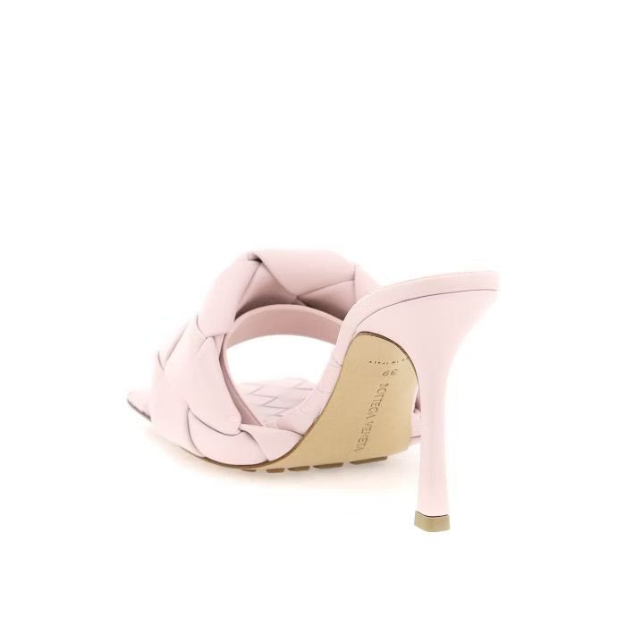 Bottega Veneta o1loc1c0824 608854 Lido Mules in Light Pink Size US 8 / IT 38 - 2 Thumbnail