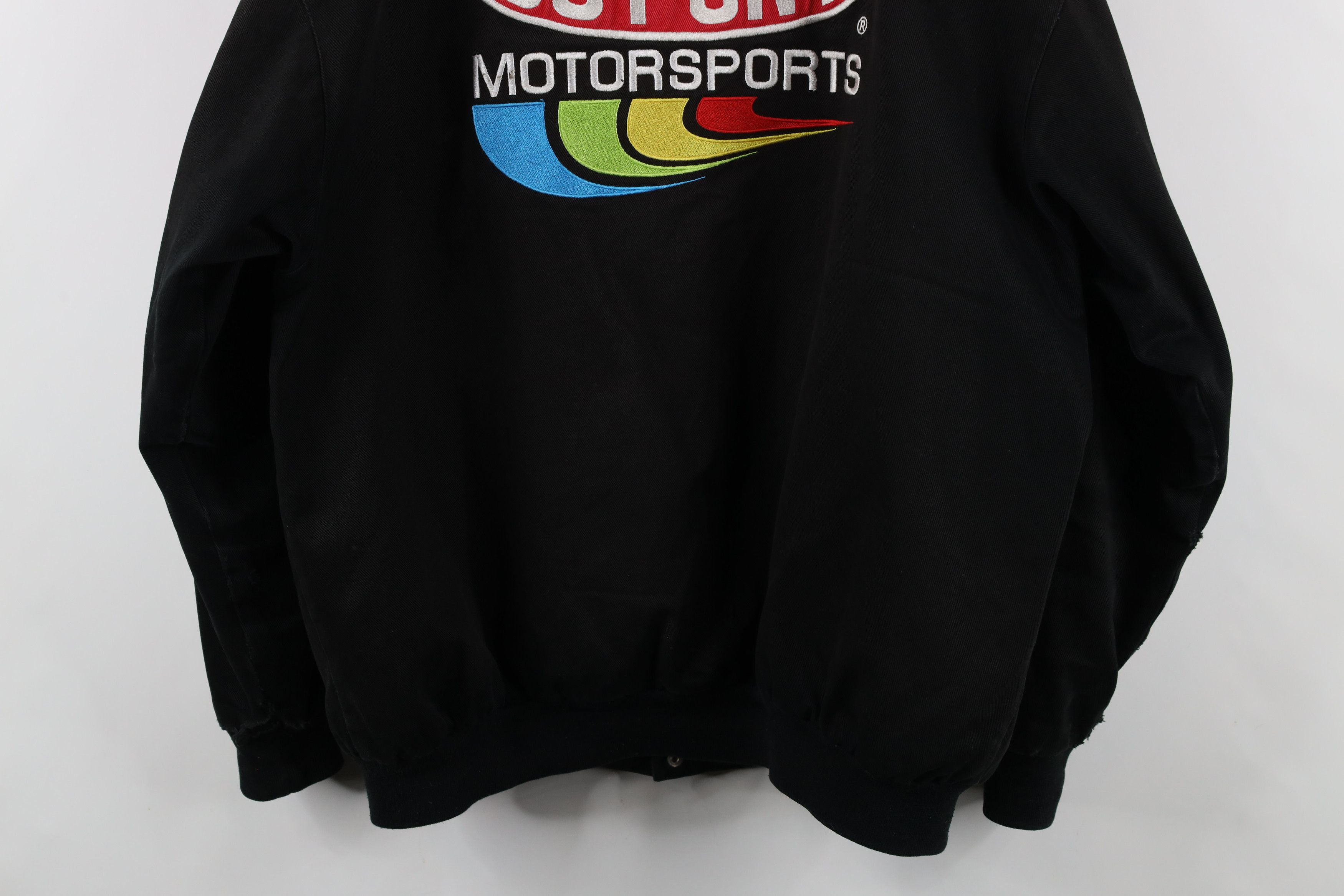 Vintage Vintage 90s Nascar Spell Out Fire Flames Jeff Gordon Jacket Size US L / EU 52-54 / 3 - 16 Thumbnail