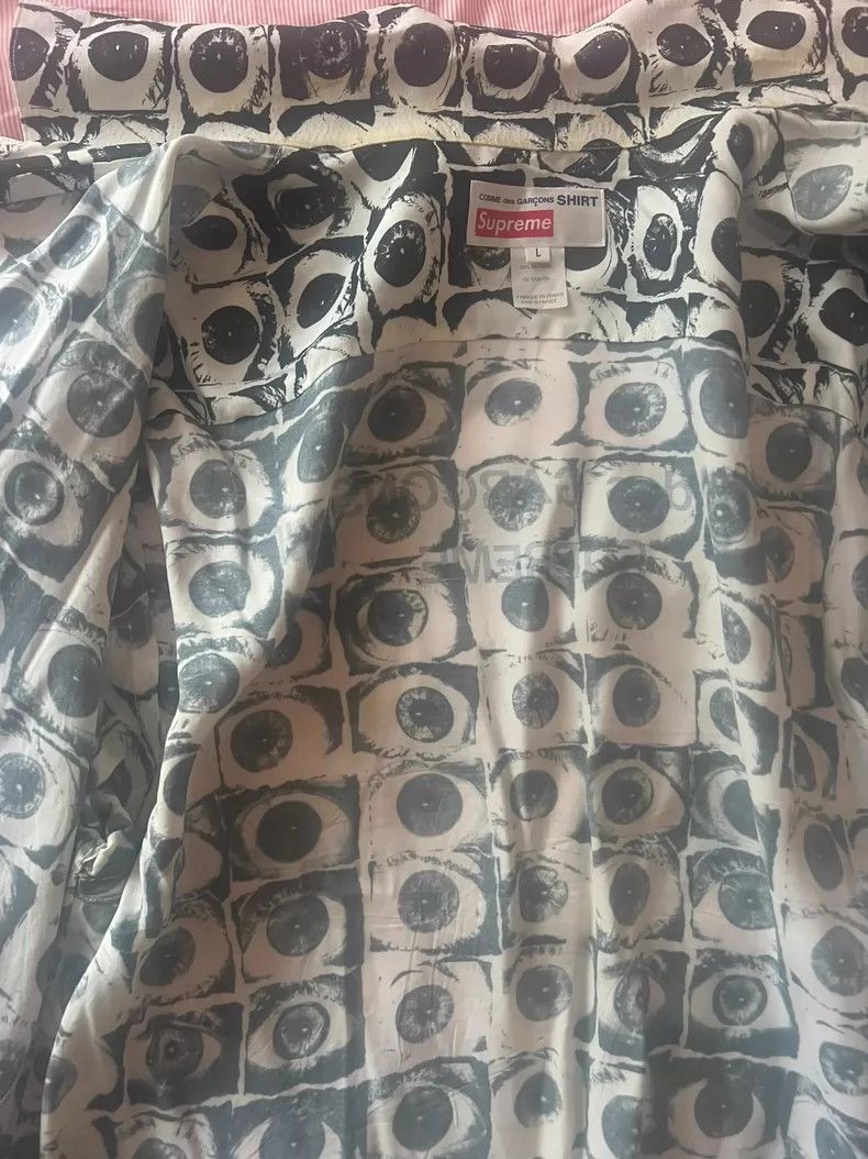 Comme des Garcons Comme Des Garcons Supreme CDG eyeball shirt Size L / US 10 / IT 46 - 2 Thumbnail