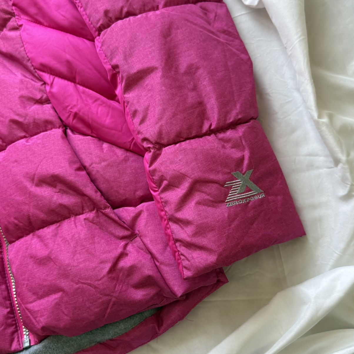 ZeroXposur ZeroXposur Girls Pink Puffer Jacket L 14 Sherpa Lined Winter Size L / US 10 / IT 46 - 4 Thumbnail