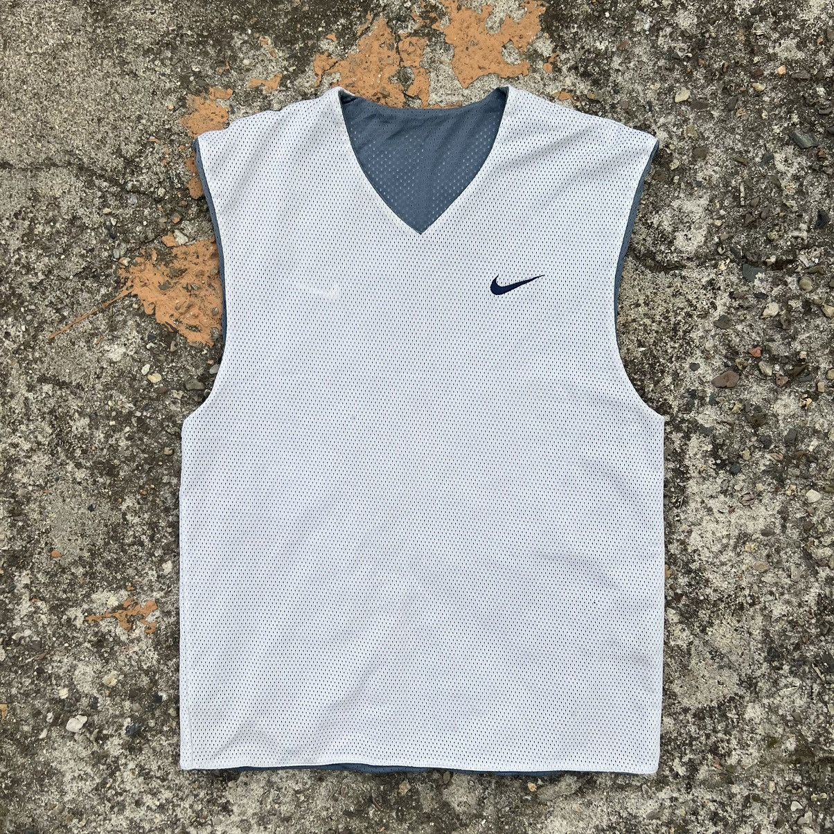Nike × Vintage Vintage Nike Team Tiempo Swoosh Tank Top Tee Jersey Y2K Size US M / EU 48-50 / 2 - 1 Thumbnail