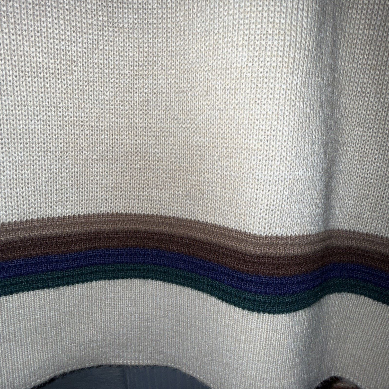 Other Lord Jeff 70’s Vintage V-neck Beige Sweater Made In USA SZ L Size US L / EU 52-54 / 3 - 13 Thumbnail