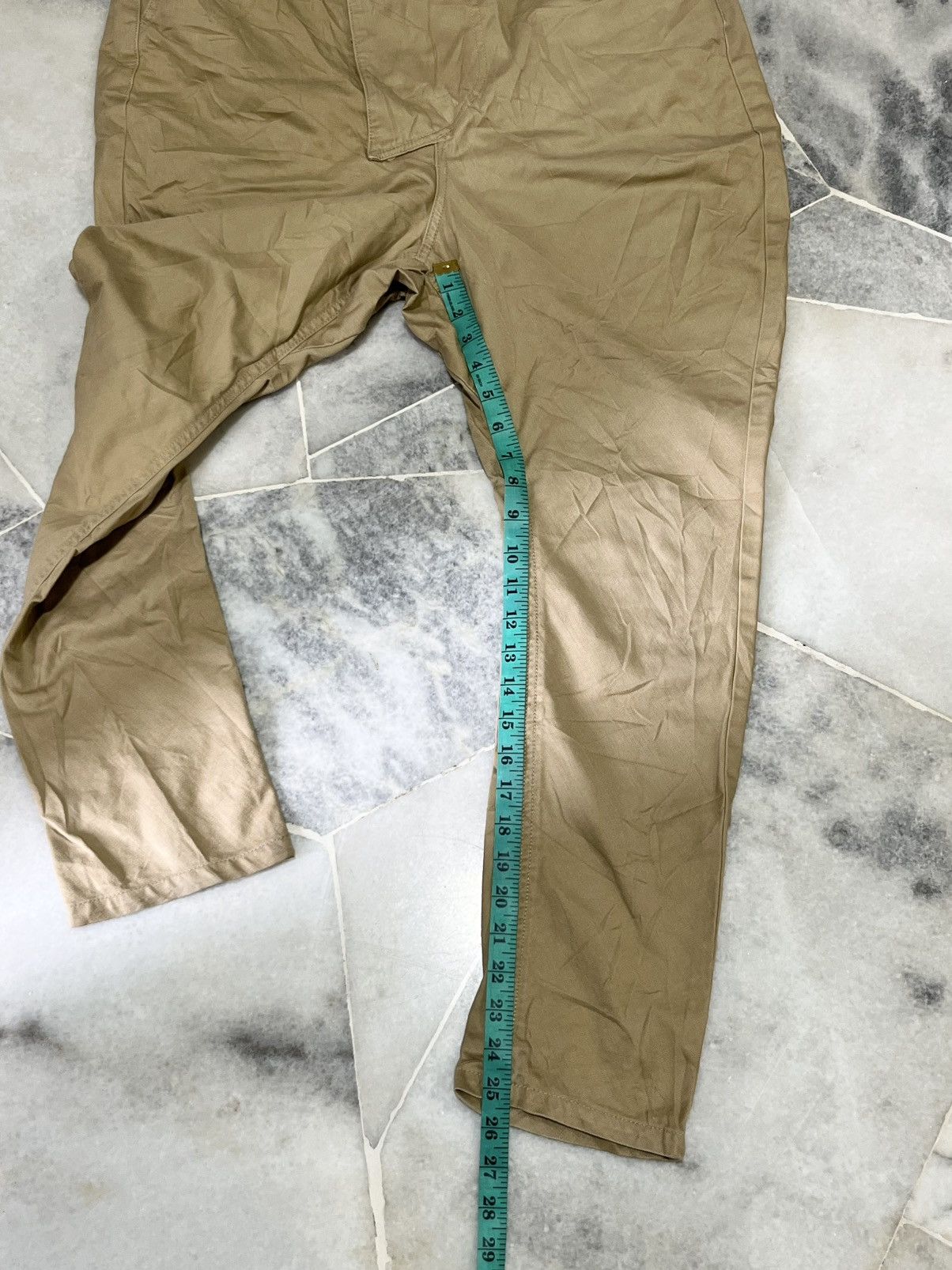 Ne-Net Ne-net Japan by Issey Miyake Khaki Cotton Chino Pants Size US 28 / EU 44 - 17 Thumbnail
