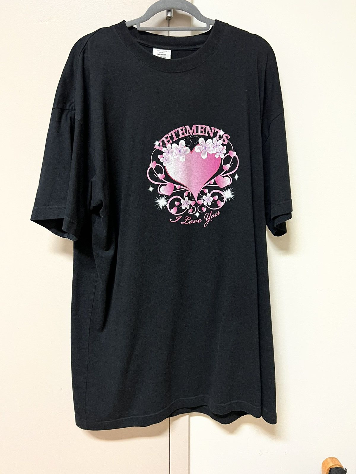 SSENSE × Vetements “You Fuck'n Asshole” Football Shoulder T-Shirt