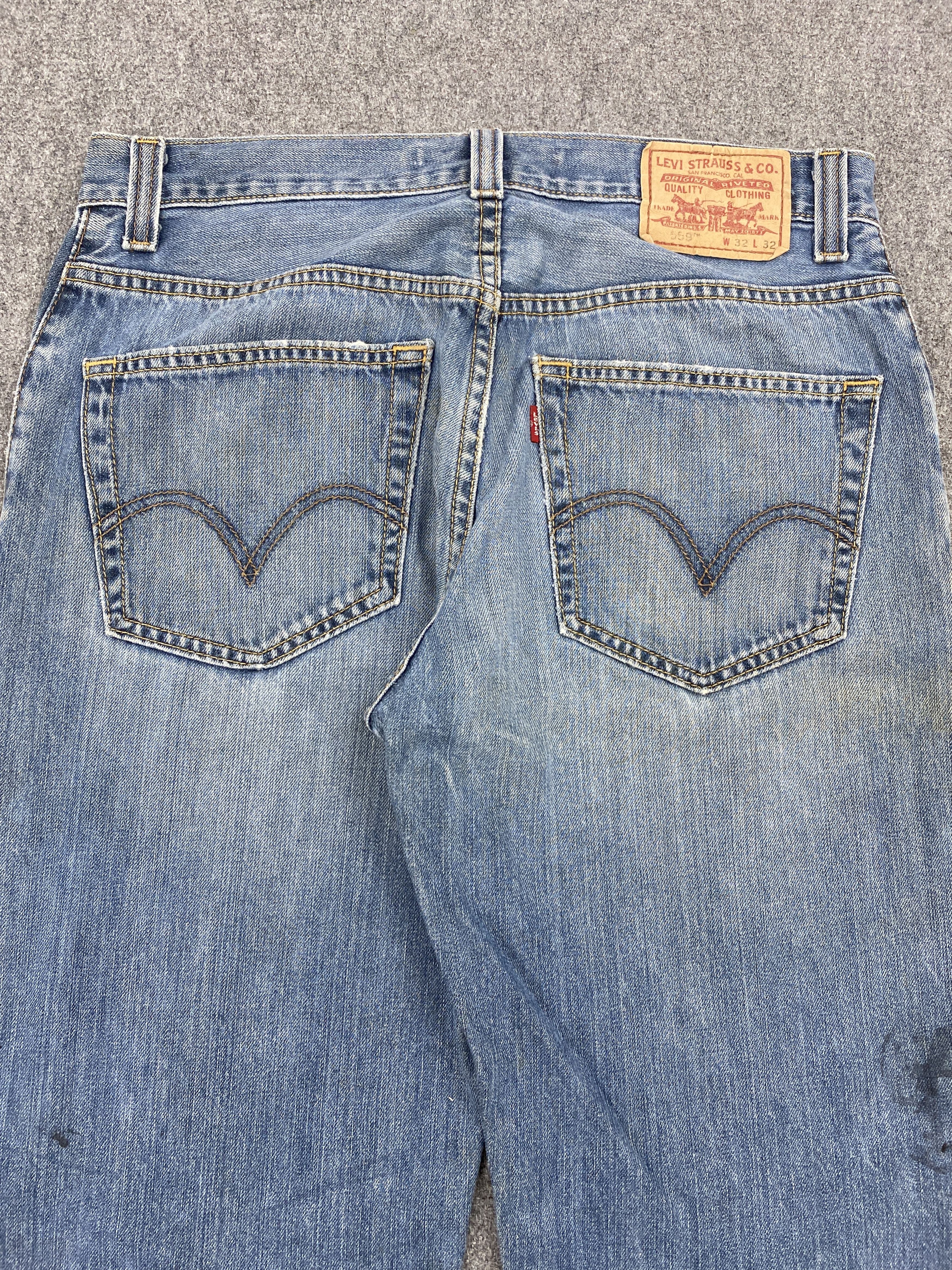 Levi's × Vintage Vintage Levis 559 Distressed Jeans Size US 32 / EU 48 - 4 Thumbnail