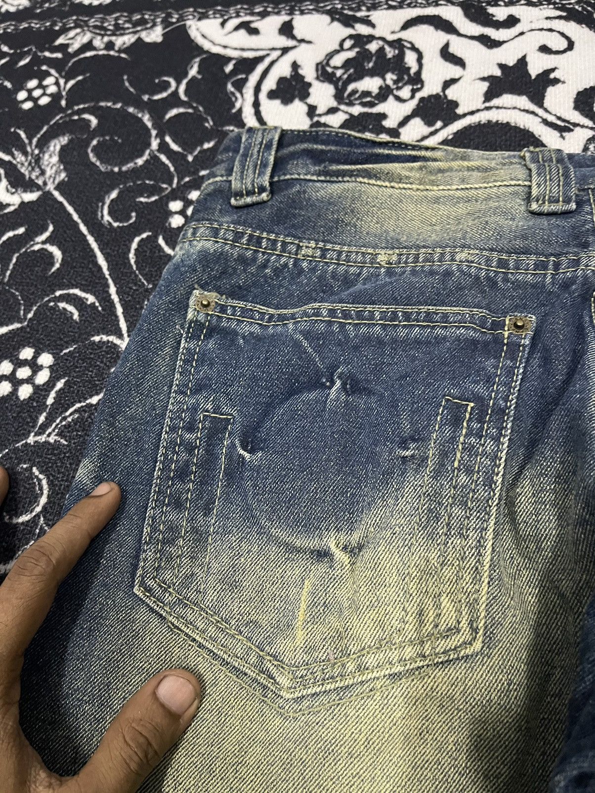 If Six Was Nine 2000s TORNADO MART INSPIRED BRAND TIMEBELT WASHABLE JEANS Size US 30 / EU 46 - 15 Thumbnail