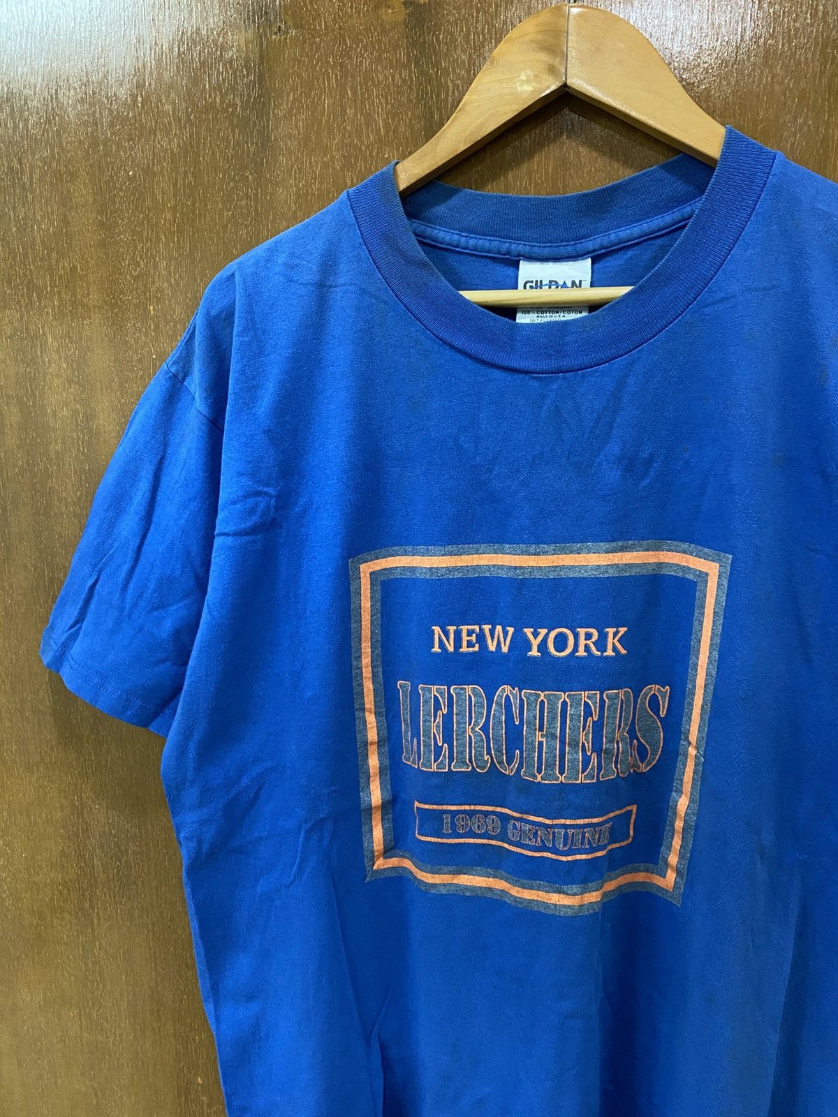 Other Vintage 90s Gildan New York Lerchers Tee Size US L / EU 52-54 / 3 - 2 Thumbnail