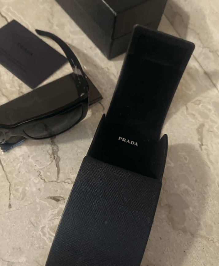 Prada PRADA Sunglasses 2004 Flame Chrome Star Mask Fire Vintage Size ONE SIZE - 7 Thumbnail