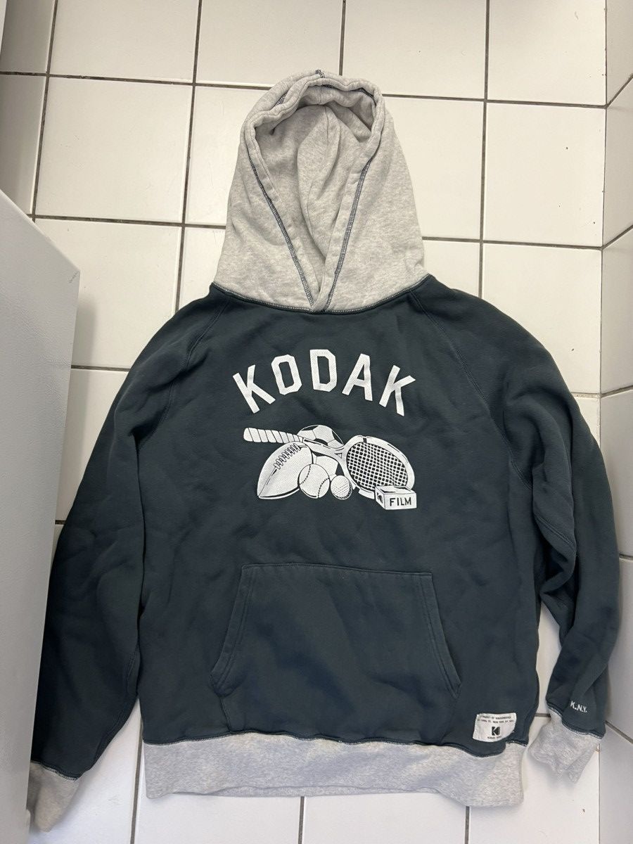 image of Knickerbocker Mfg Co x Kodak Kickerbocker Park Hoodie in Navy, Men's (Size Large)