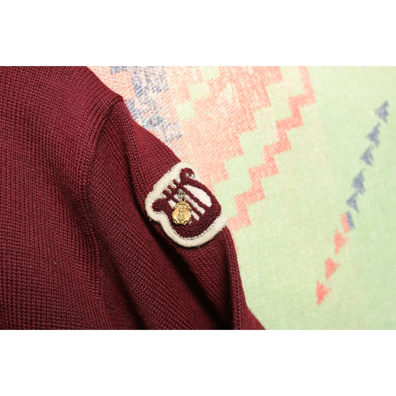 Vintage SHS 1958 Vintage Letter Sweater Medium 50s Size M / US 6-8 / IT 42-44 - 5 Thumbnail