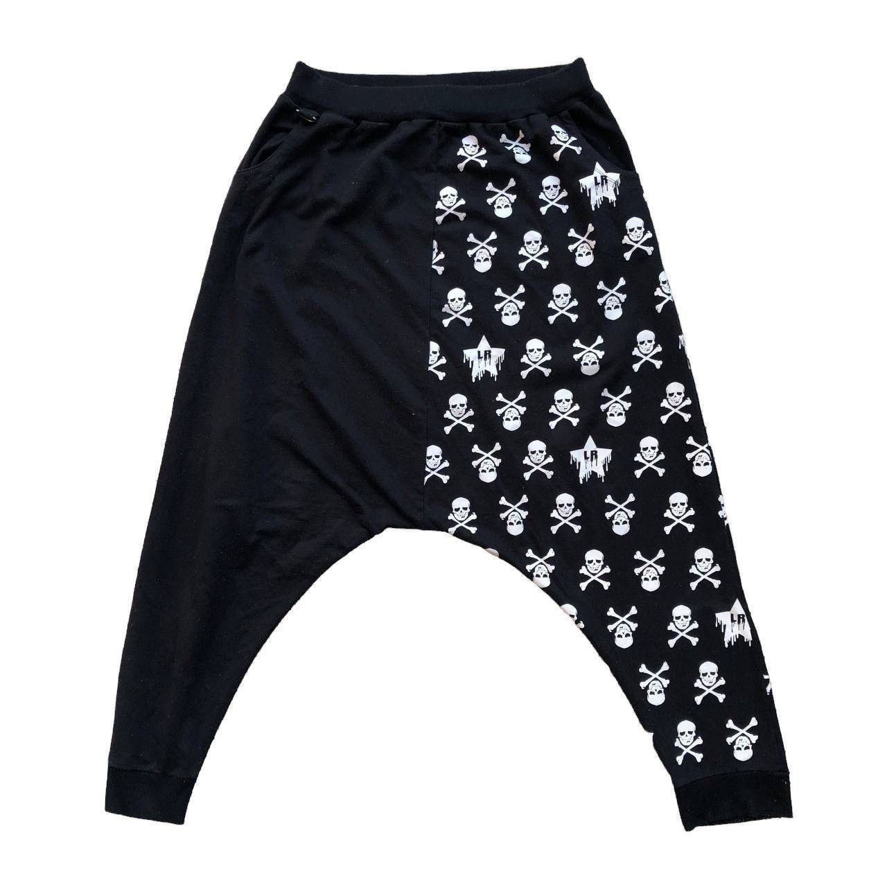 Seditionaries SUPER LOVER SKULLS HAREM BAGGY PANTS Size US 35 - 2 Thumbnail