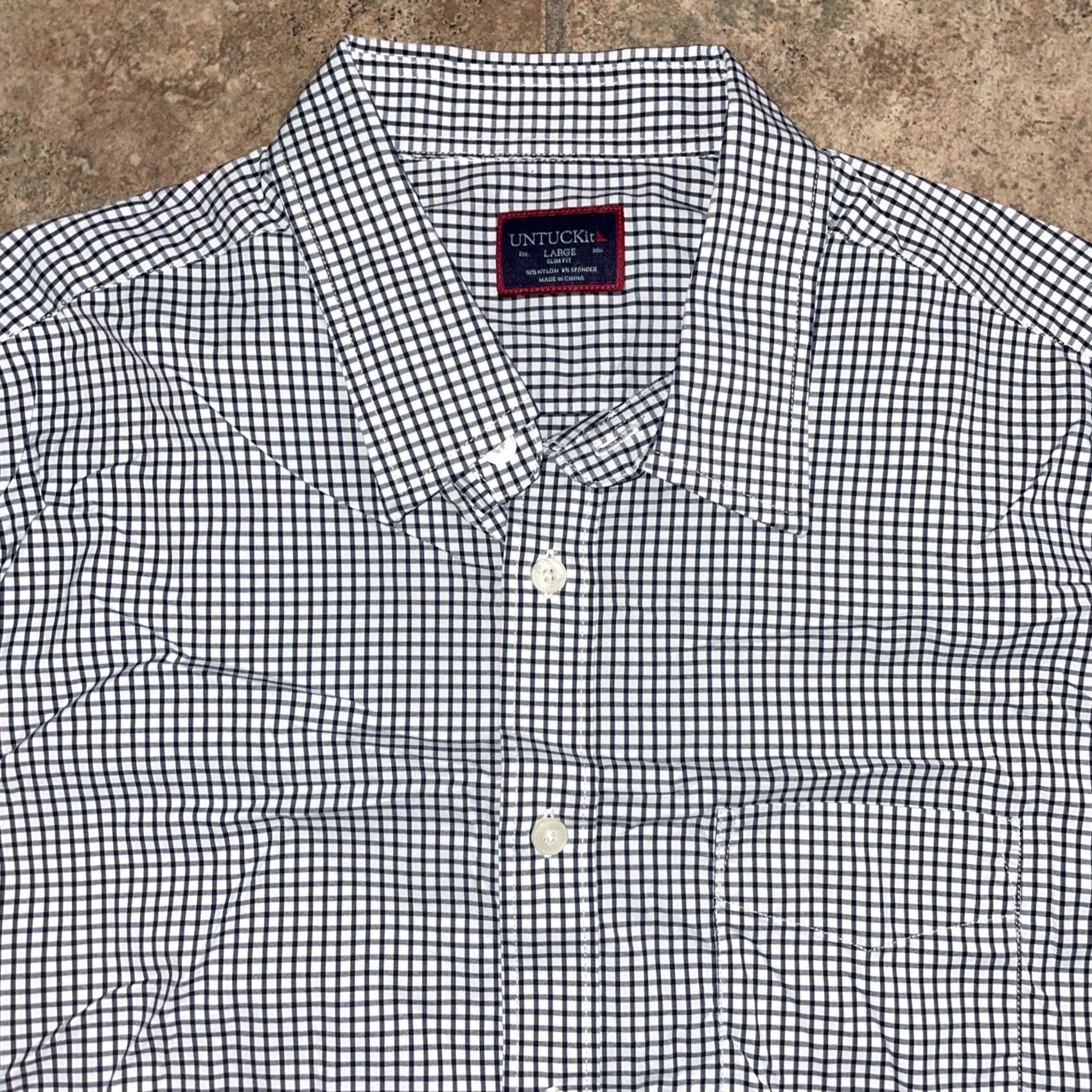 UNTUCKit UNTUCKit Plaid Button-Up Shirt Mens L Long Sleeve Multicolor Size US L / EU 52-54 / 3 - 2 Thumbnail