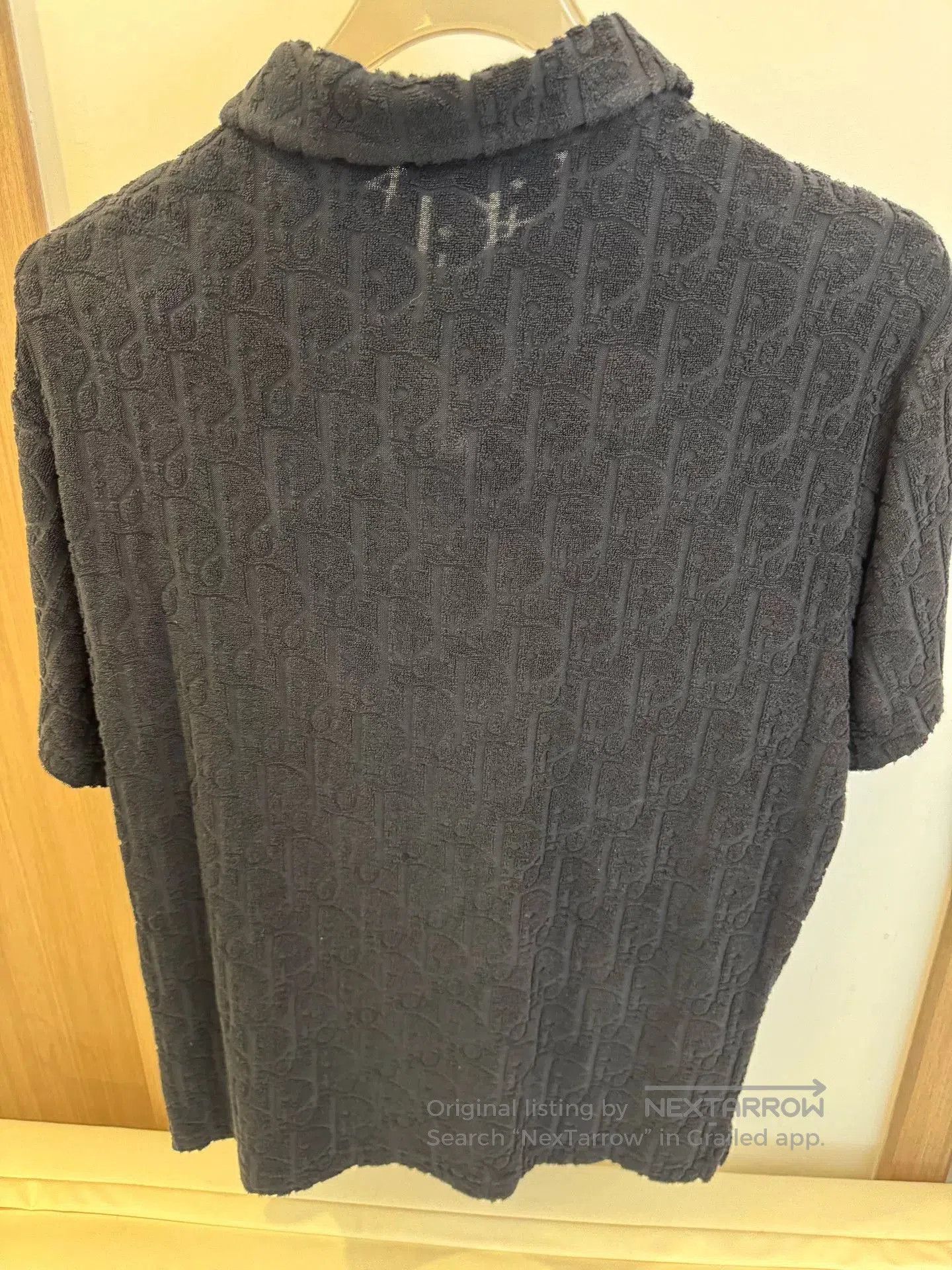 Dior Dior Black Towel Polo Short Sleeve T-Shirt. Size US M / EU 48-50 / 2 - 2 Thumbnail