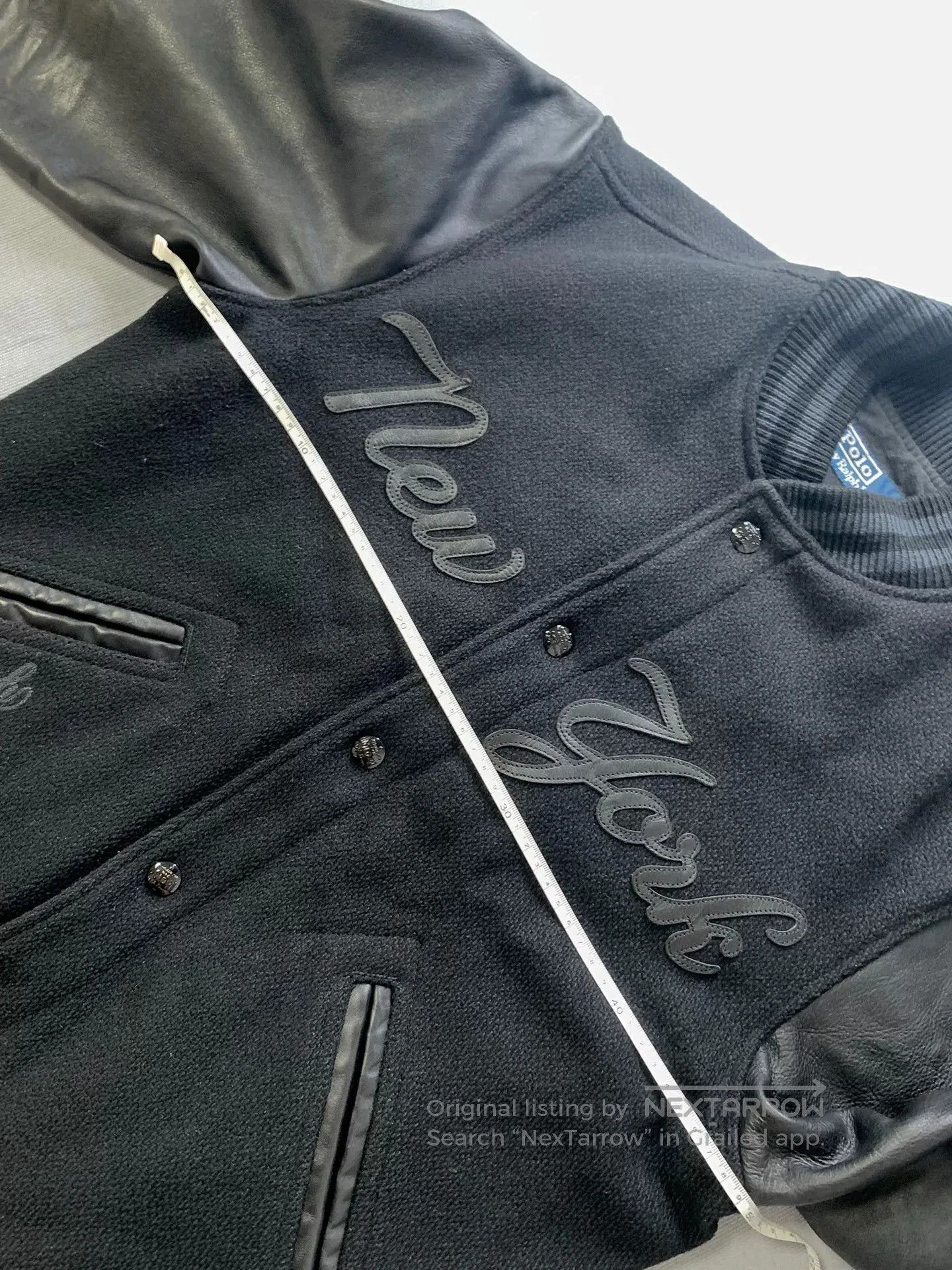 Polo Ralph Lauren Ralph Lauren New York Wool Leather Varsity Jacket. Size US S / EU 44-46 / 1 - 5 Thumbnail